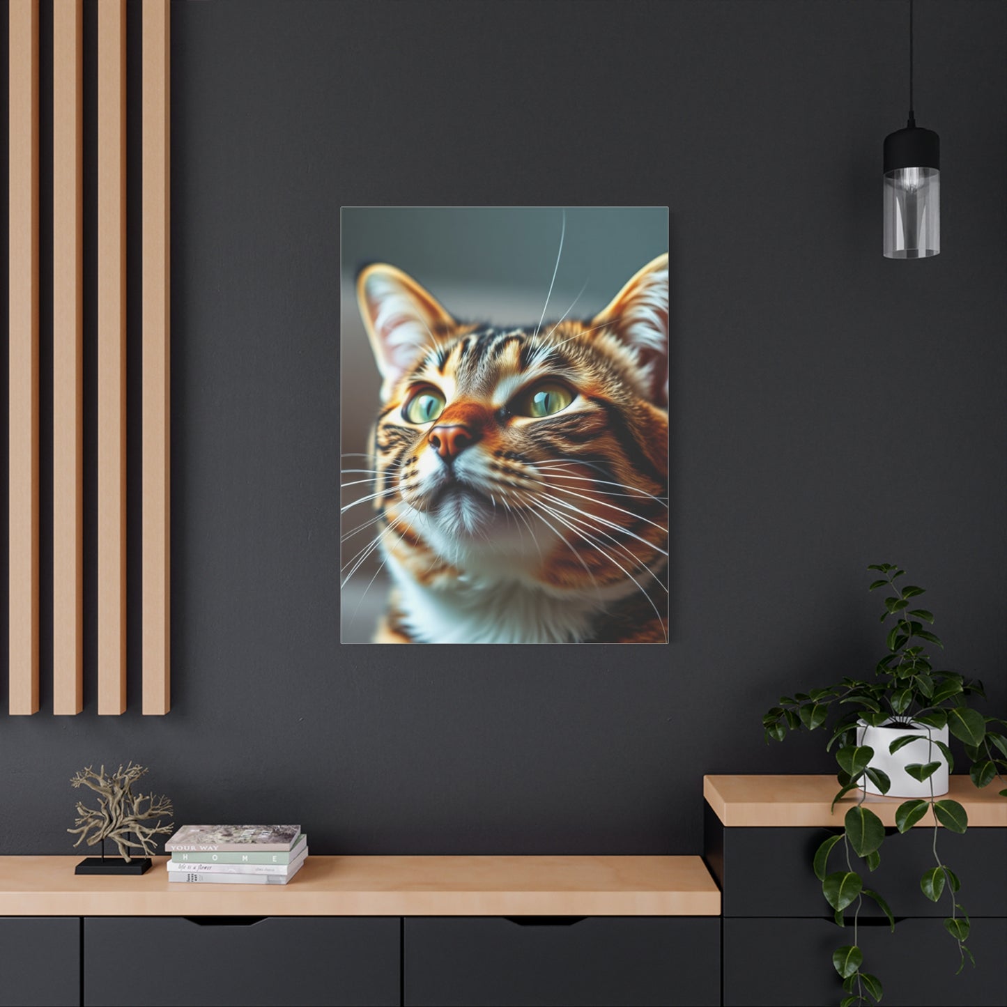 Supreme Tabby Cat Art Collection Wall Art & Canvas Print