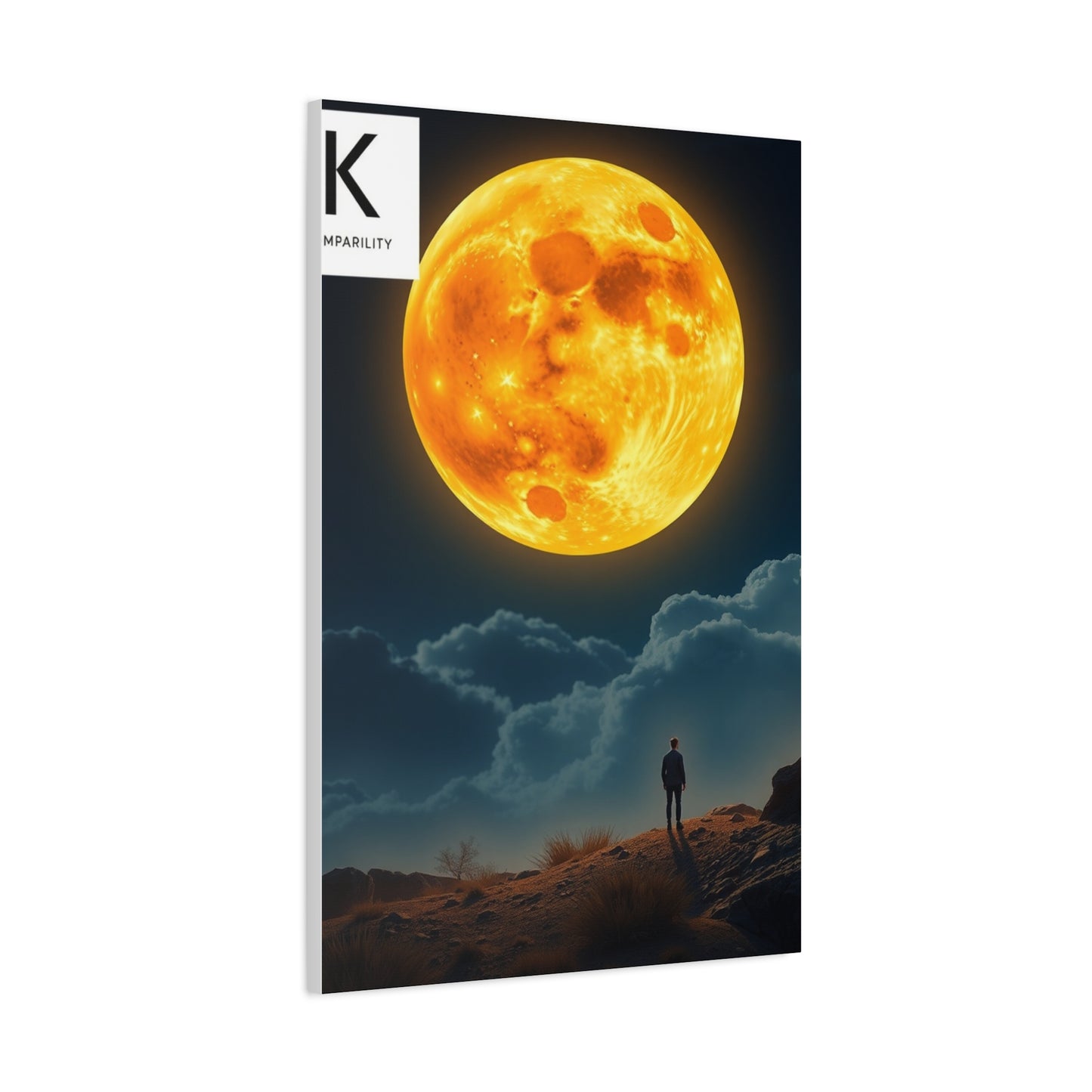 Moonlit Harmony Canvas Wall Art & Canvas Print