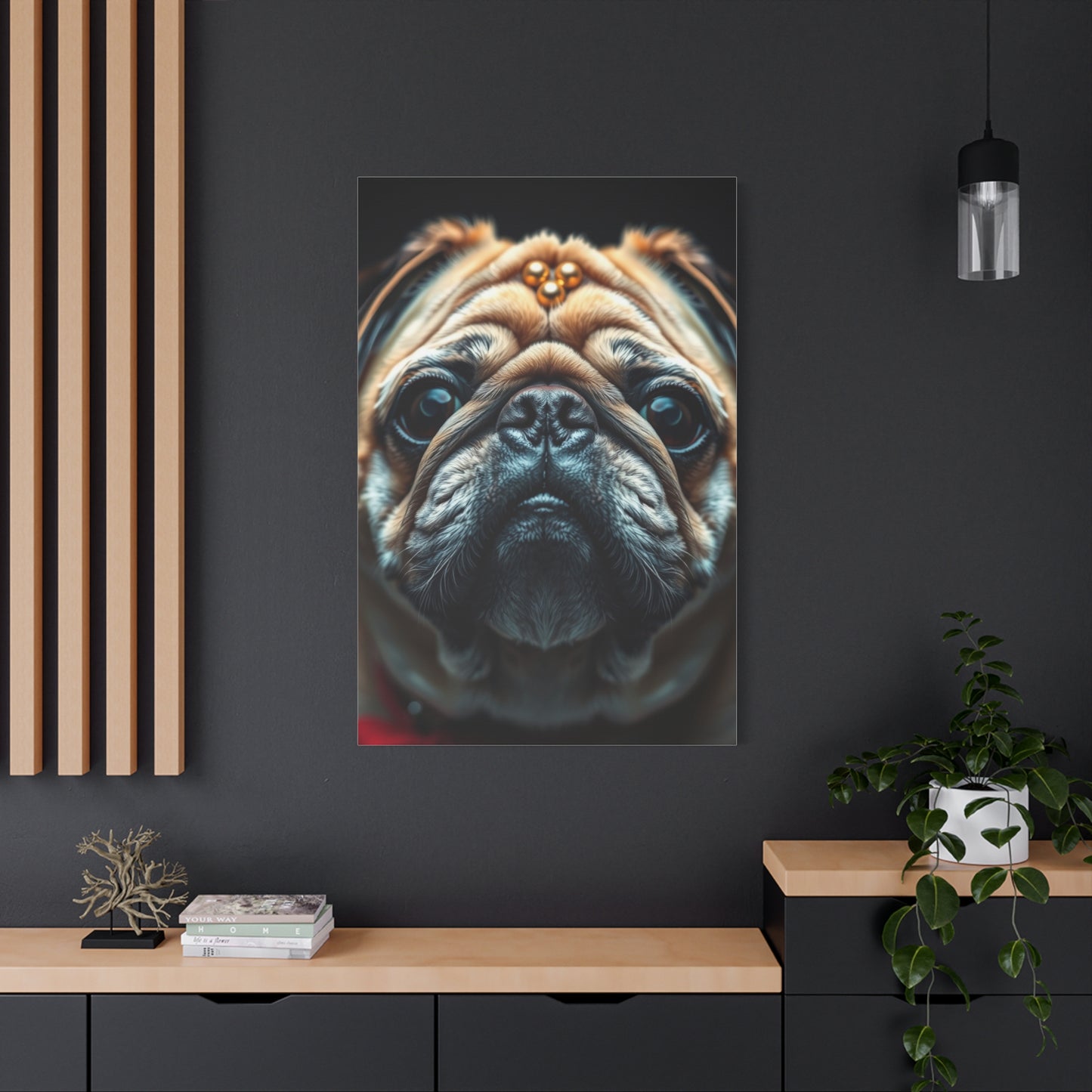 Vision Pug Art Art Wall Art & Canvas Print