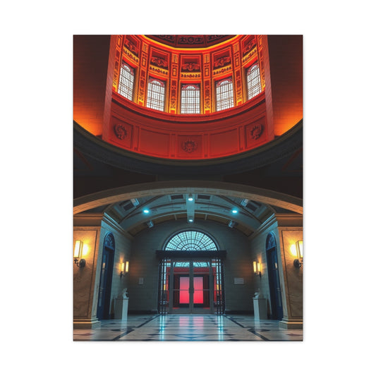 Sculptural Skyline Masterpiece Wall Art & Canvas Print