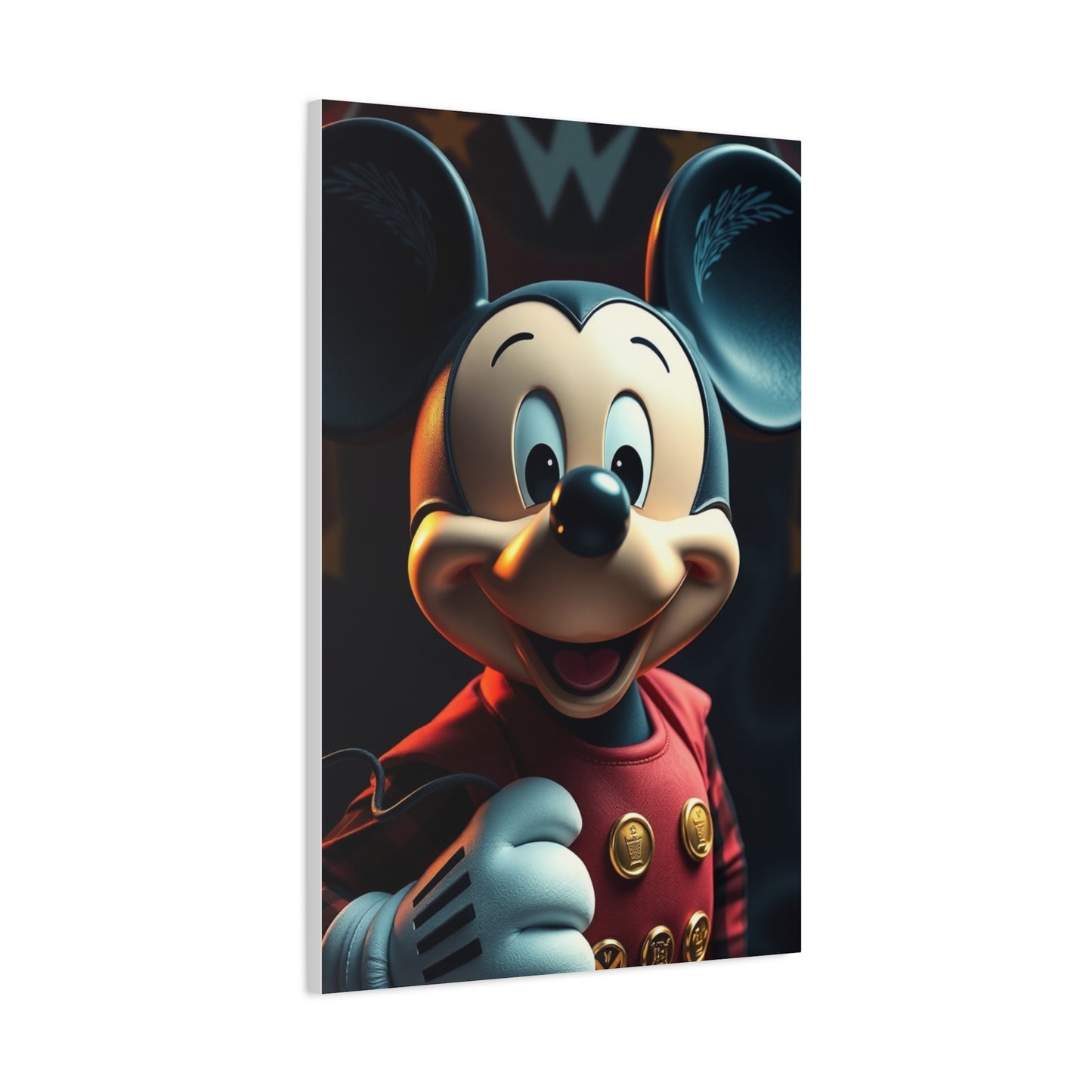 Noble Mickey Illustration Wall Art & Canvas Print