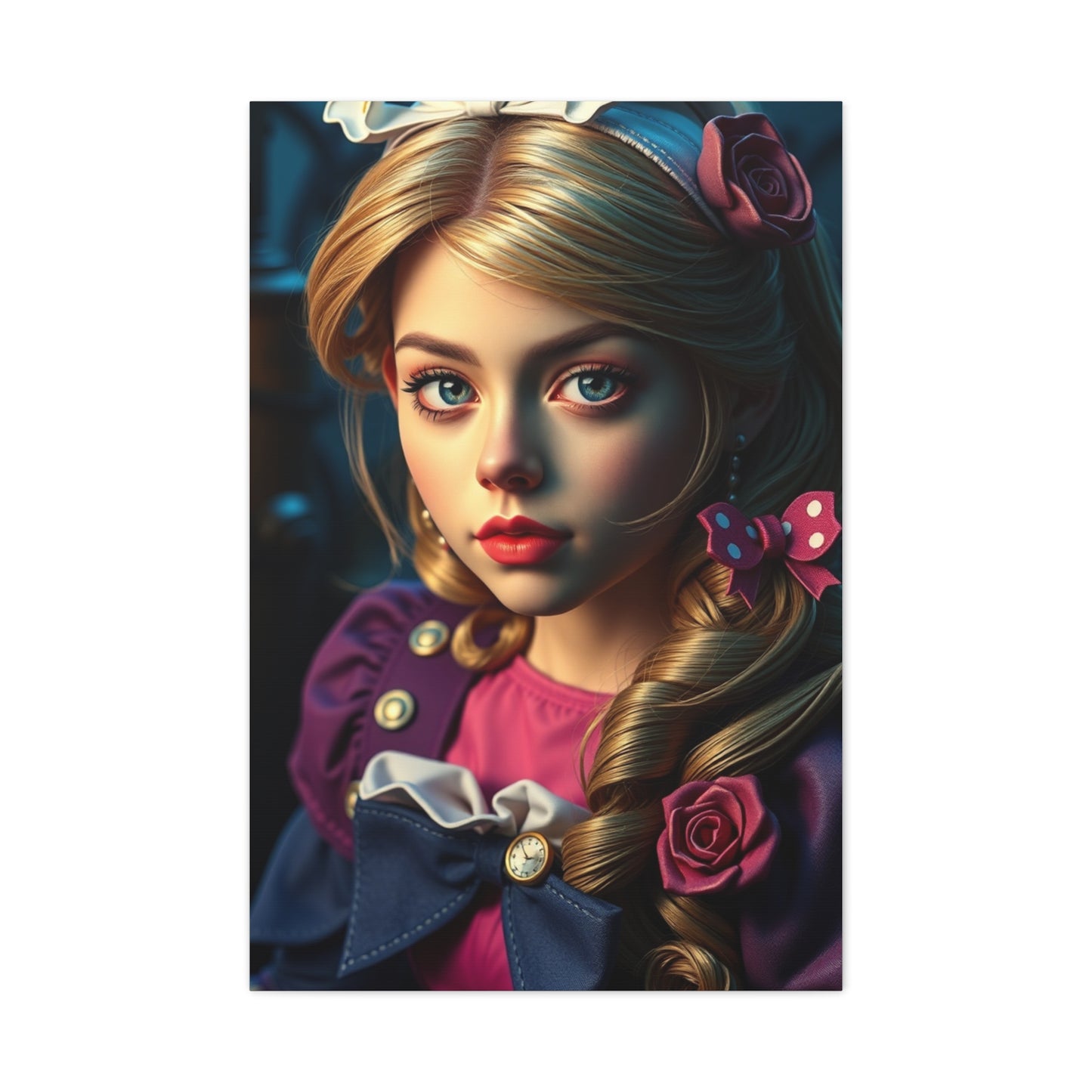 Alice In Wonderland Characters Art Luxury Canvas Wall Art & Canvas Print