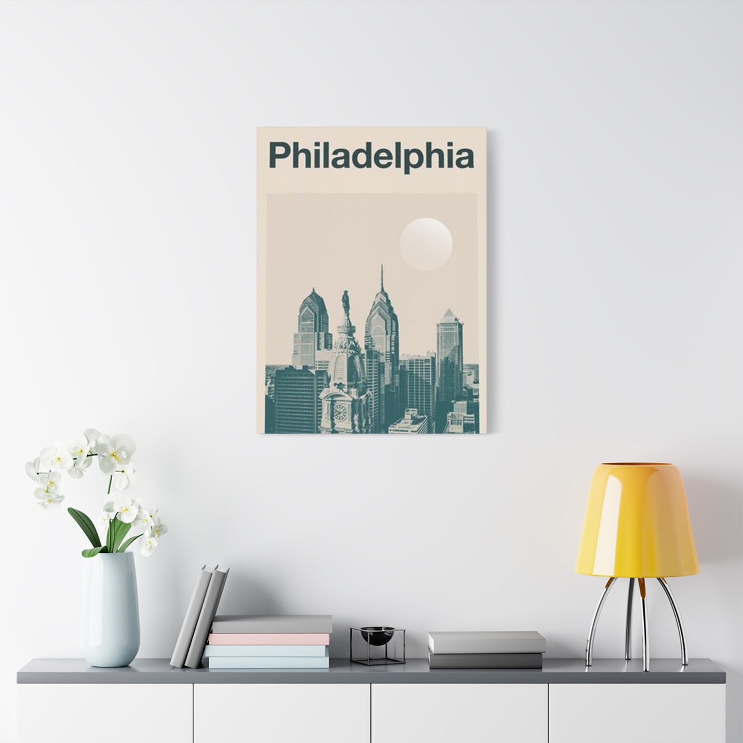 Philadelphia Pennsylvania Skyline Wall Art & Canvas Prints