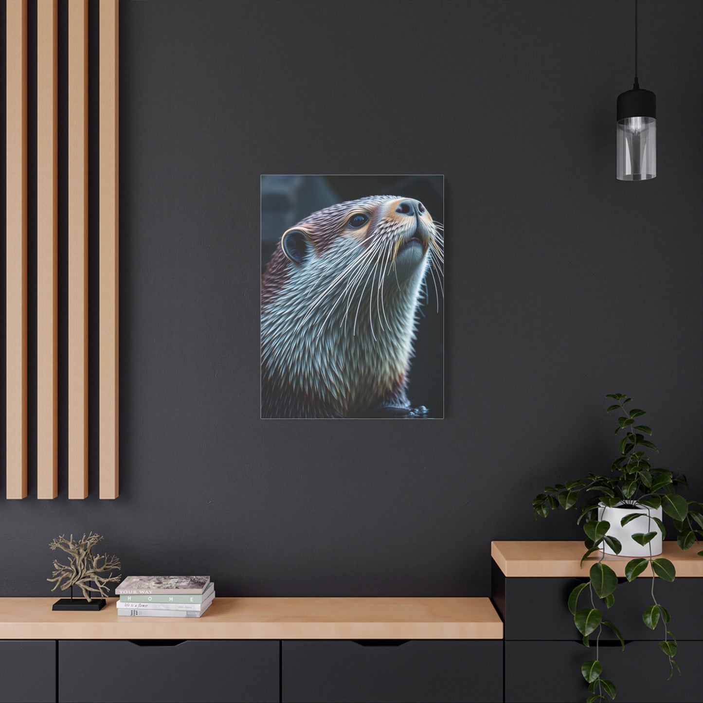 Masterpiece Otter Art Vision Wall Art & Canvas Print