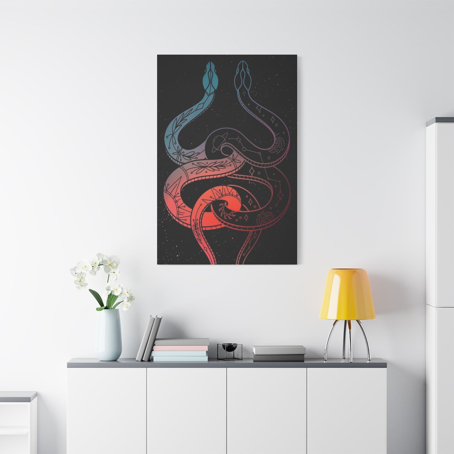Two Snakes Poster Wall Art & Canvas Prints