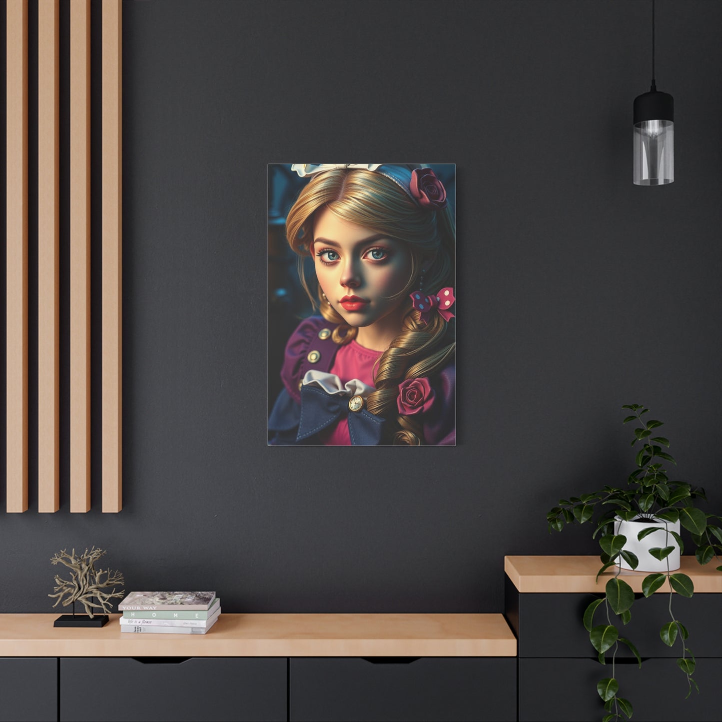 Alice In Wonderland Characters Art Luxury Canvas Wall Art & Canvas Print