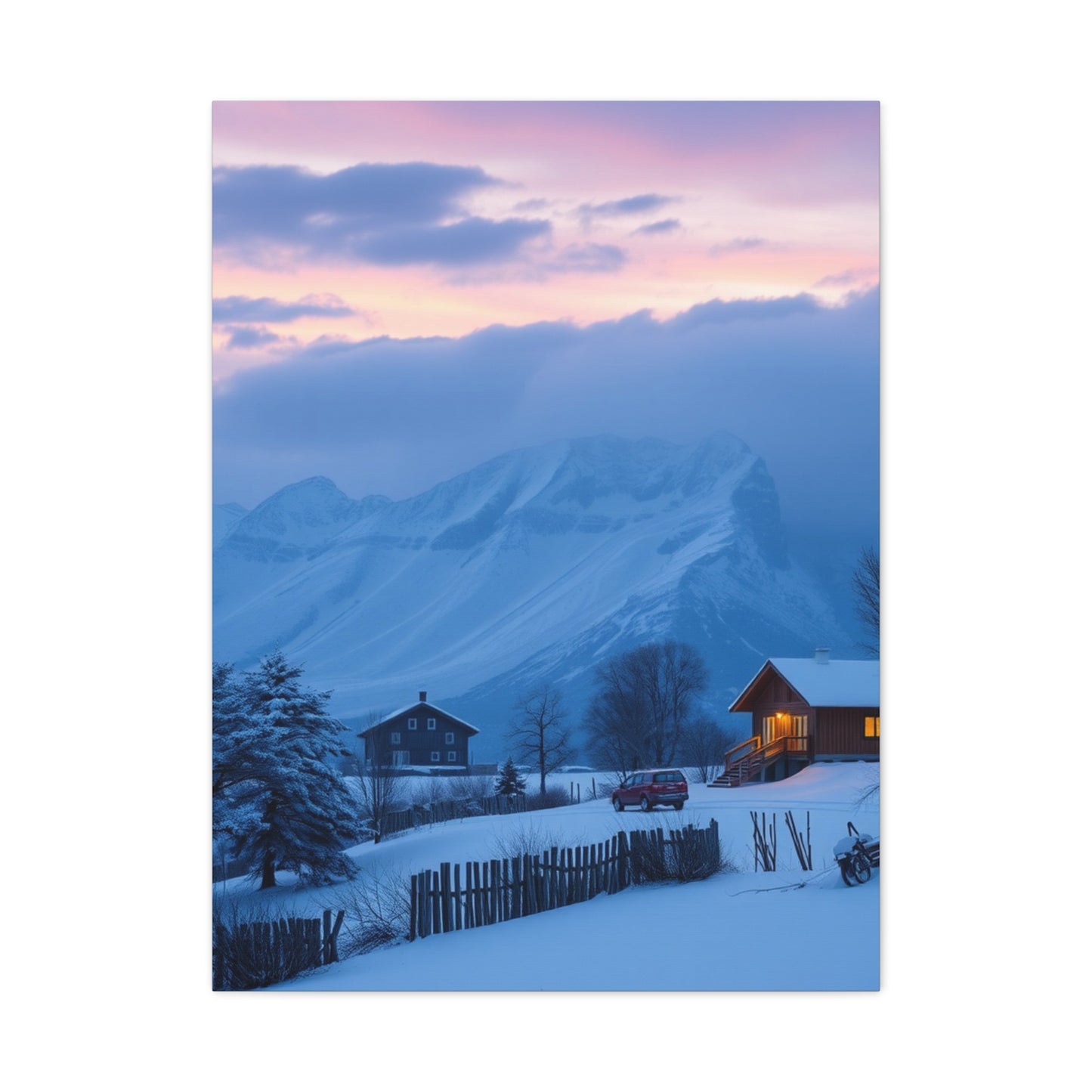 Fjord Harmony Art Piece Wall Art & Canvas Print