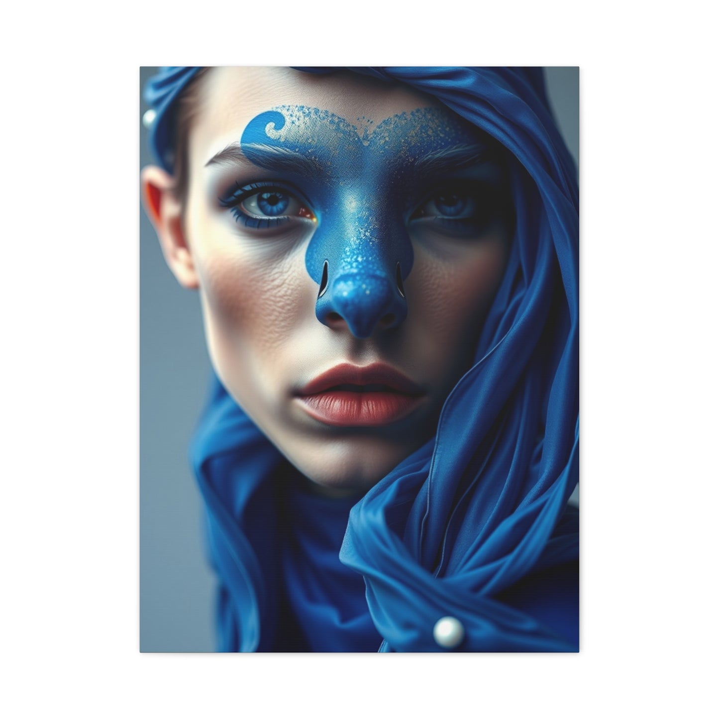 Navy Blue Art Luxury Canvas Wall Art & Canvas Print