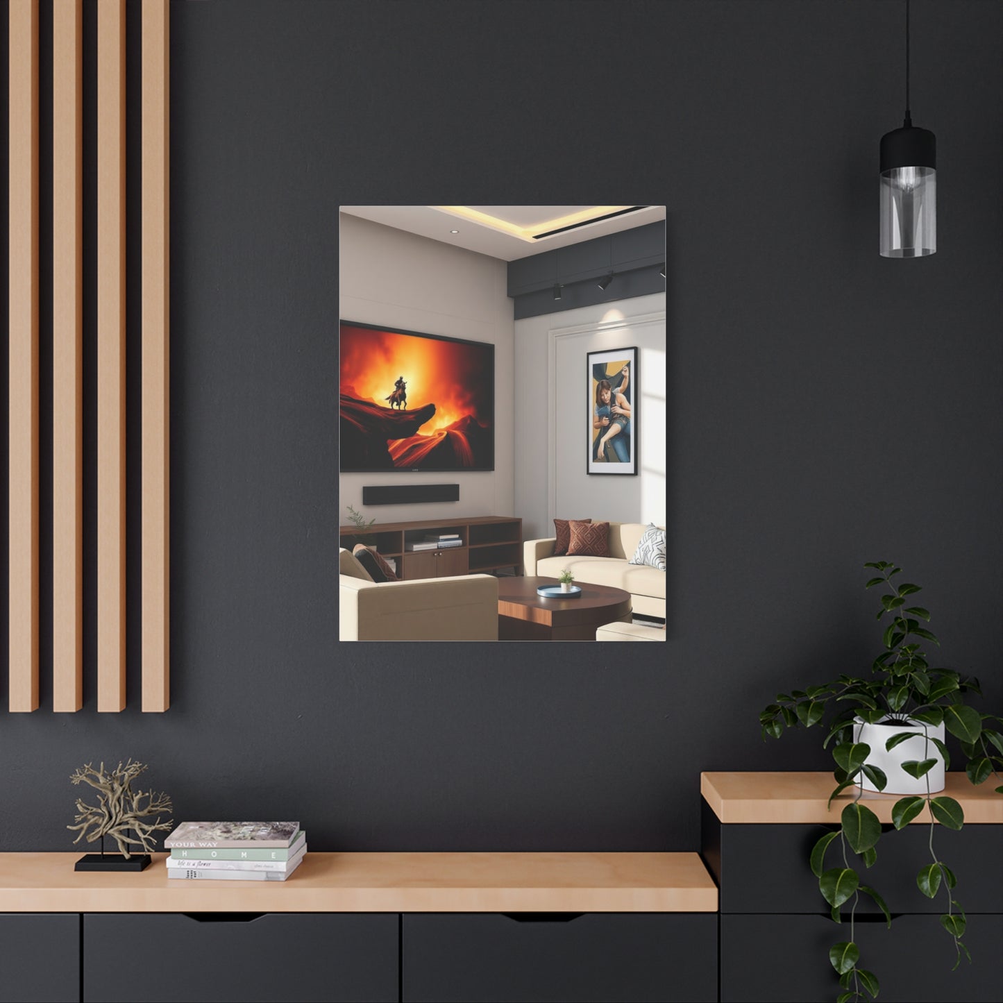 Supreme Home Theatre Decor Art Collection Wall Art & Canvas Print