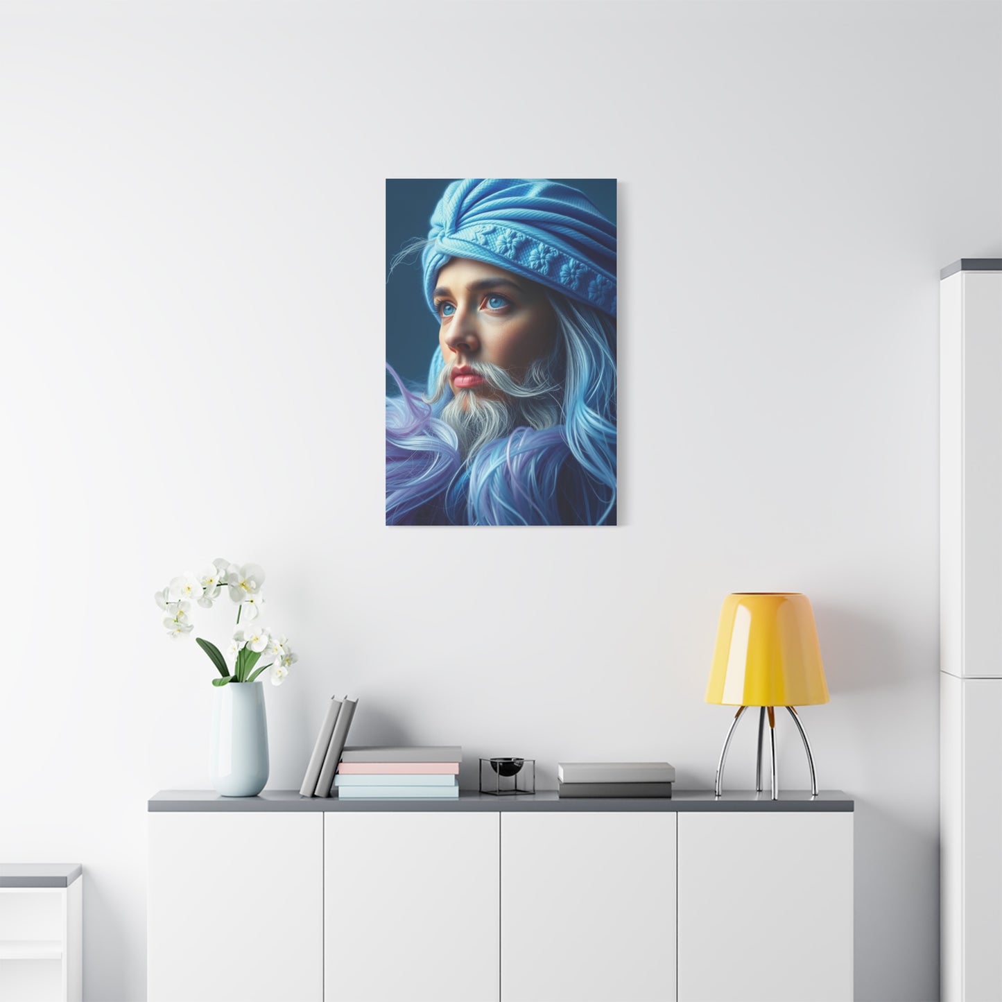 Blue & Gray Art Supreme Gallery Wall Art & Canvas Print