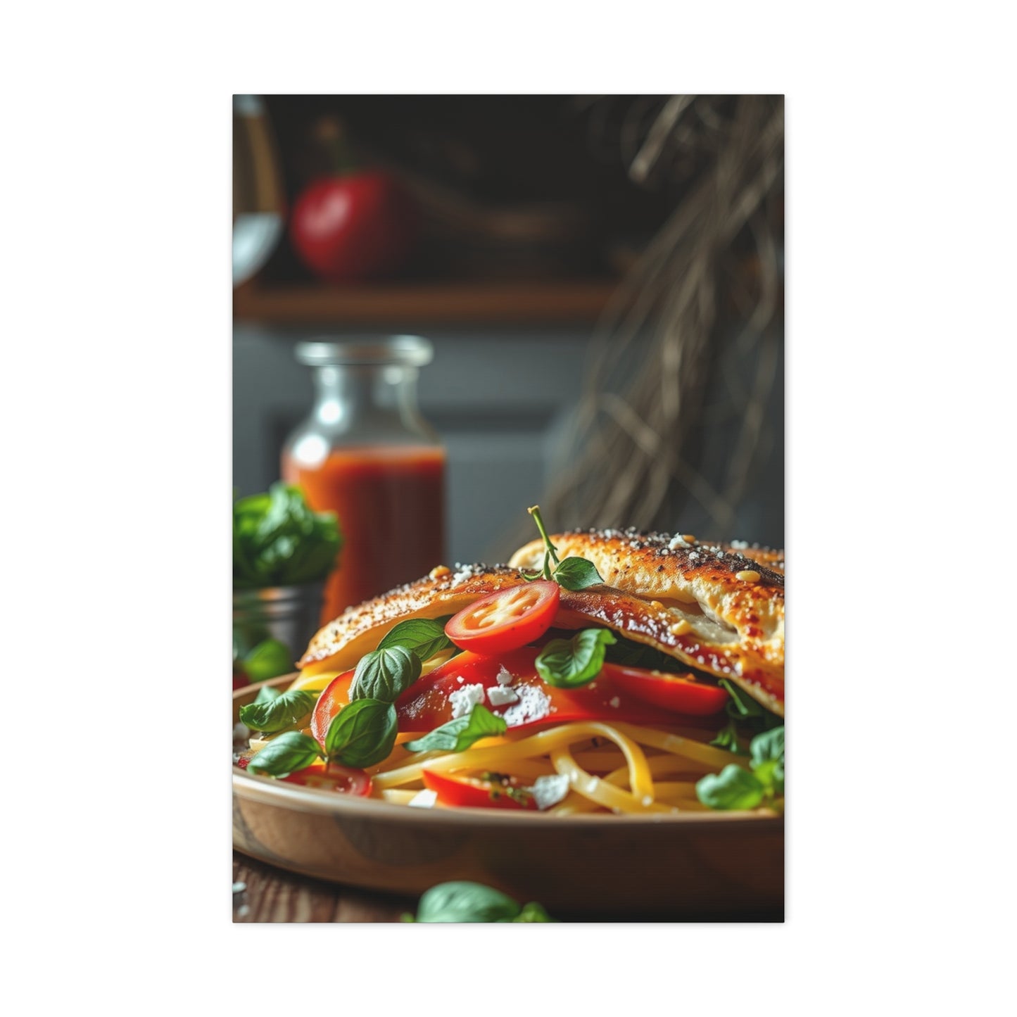 Vision Italian Food Art Art Wall Art & Canvas Print