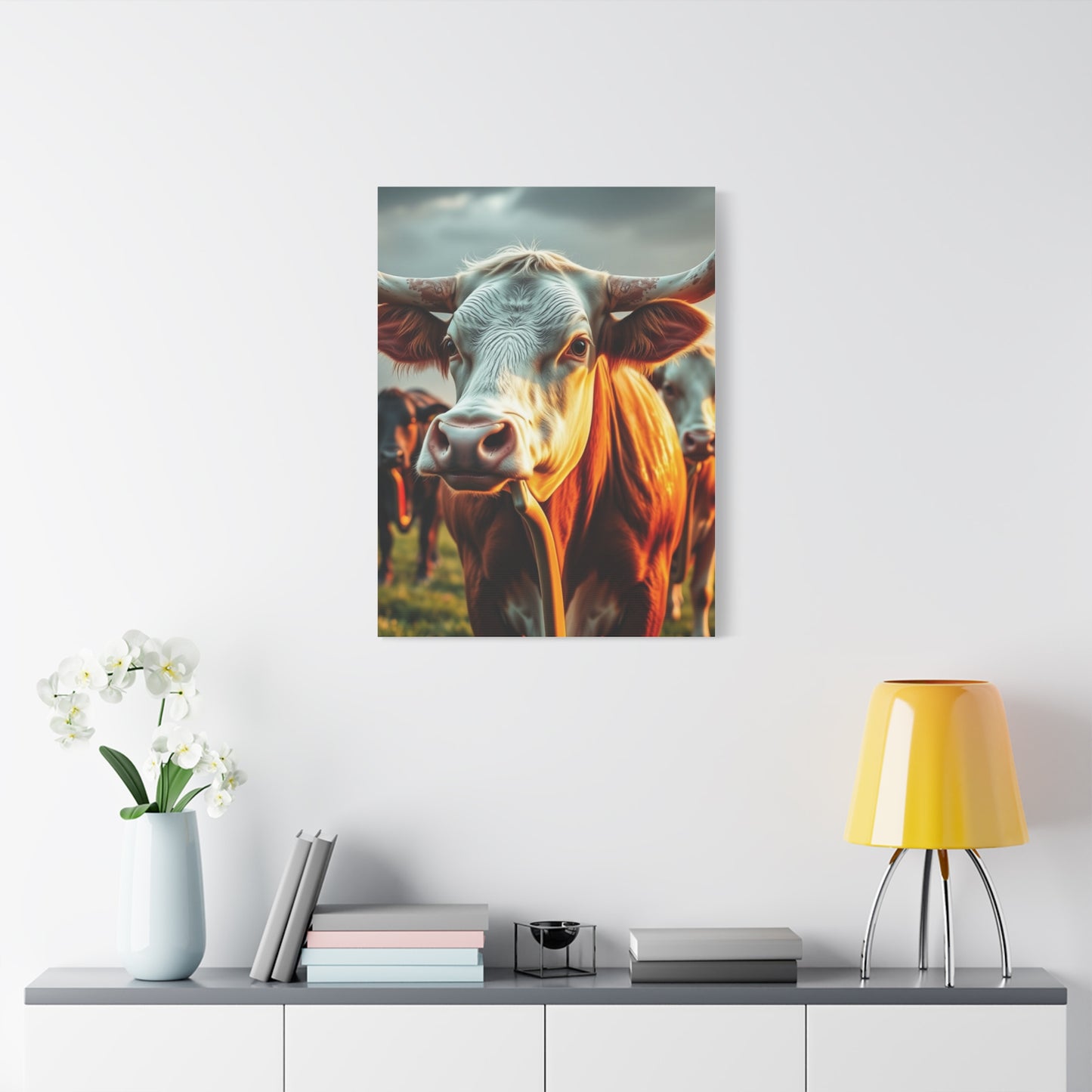 Aristocratic Bovines Masterpiece Wall Art & Canvas Print