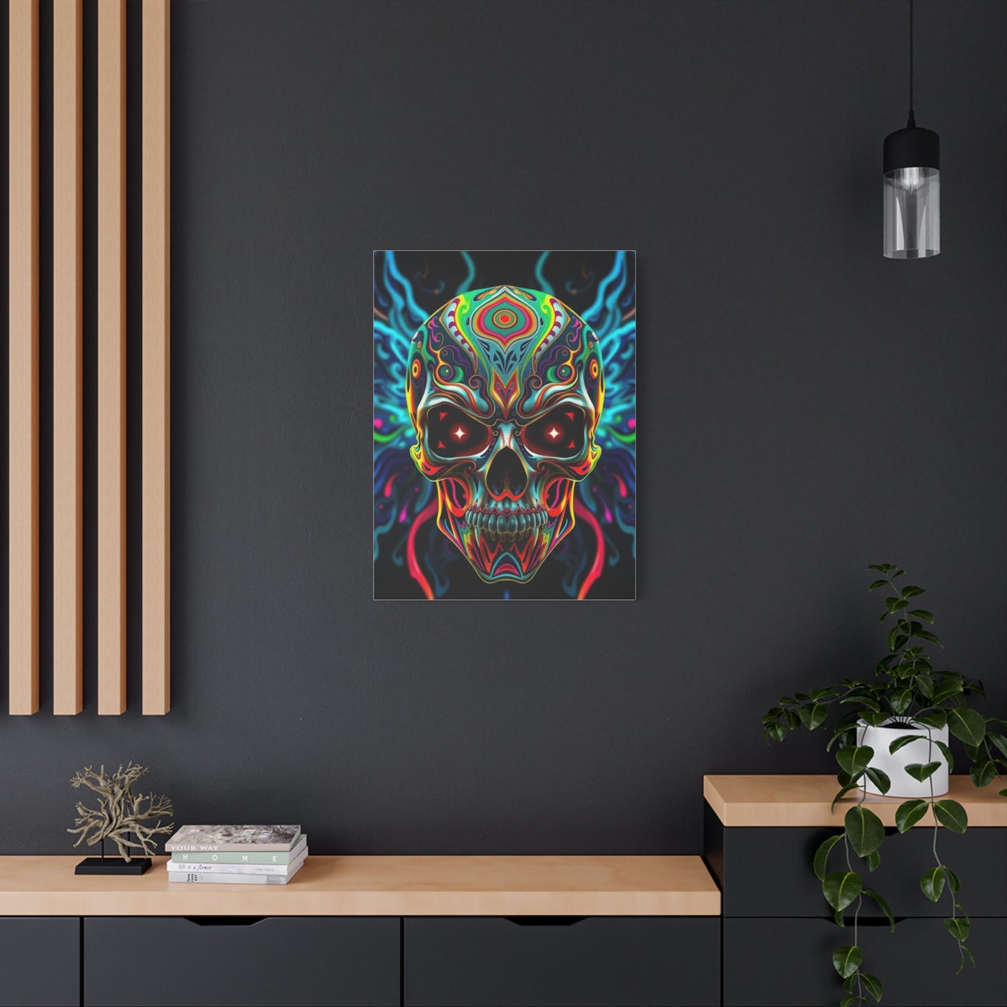 Enigmatic Skull Spectacle Wall Art & Canvas Print
