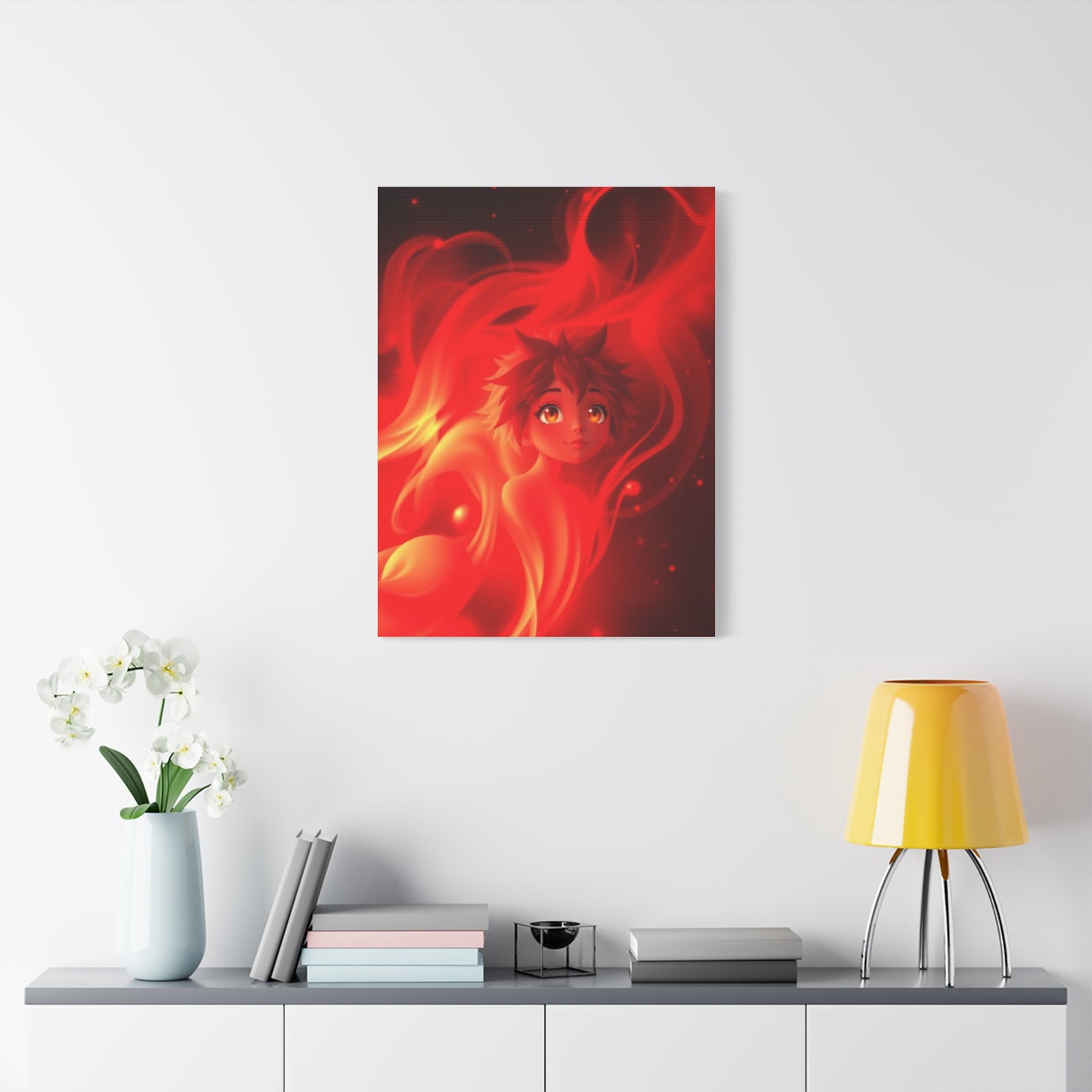 Scarlet Elegance Artwork Wall Art & Canvas Print