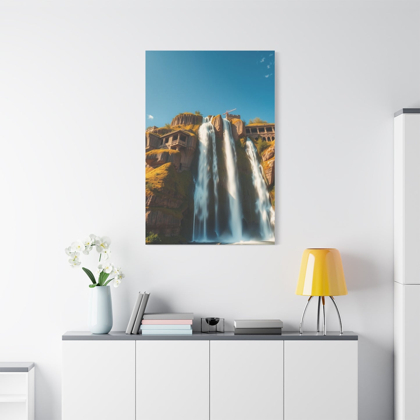 Cascading Elegance Canvas Wall Art & Canvas Print