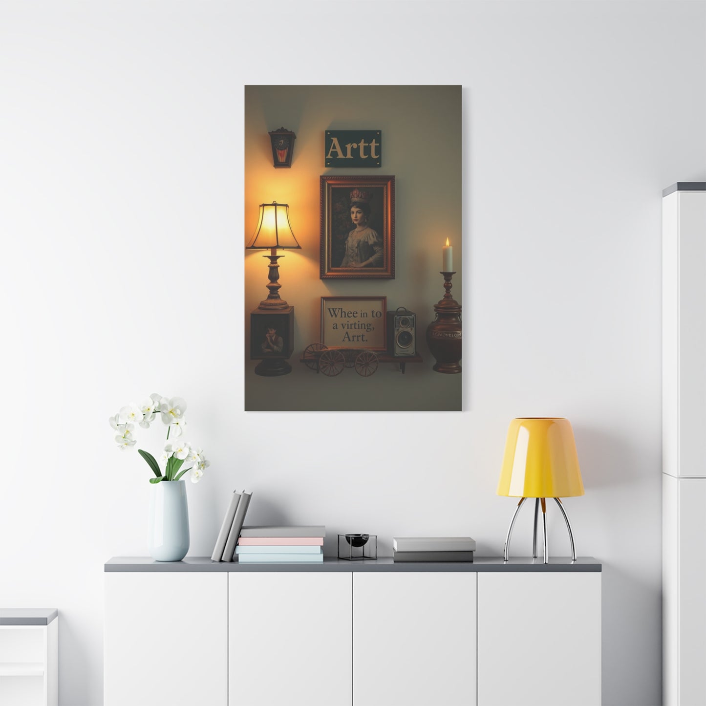 Nostalgic Harmony Canvas Wall Art & Canvas Print