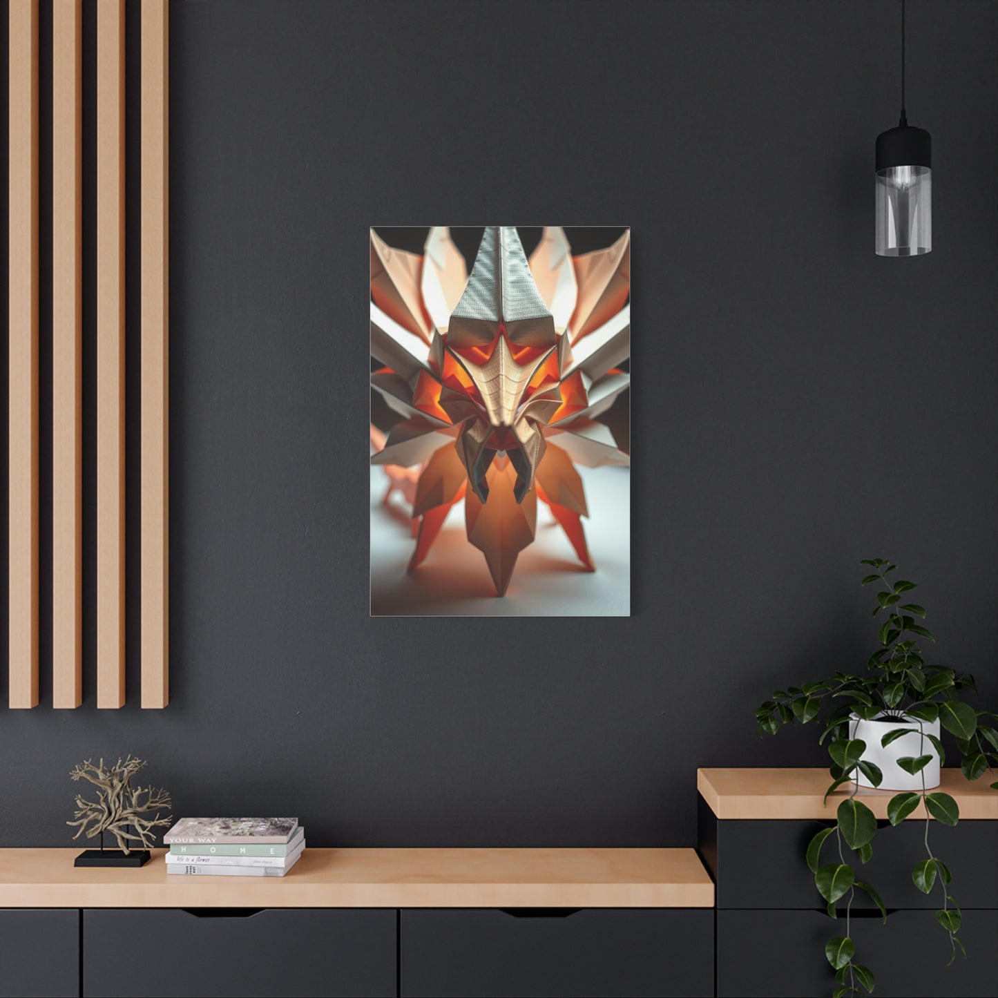 Origami Serenade Canvas Wall Art & Canvas Print