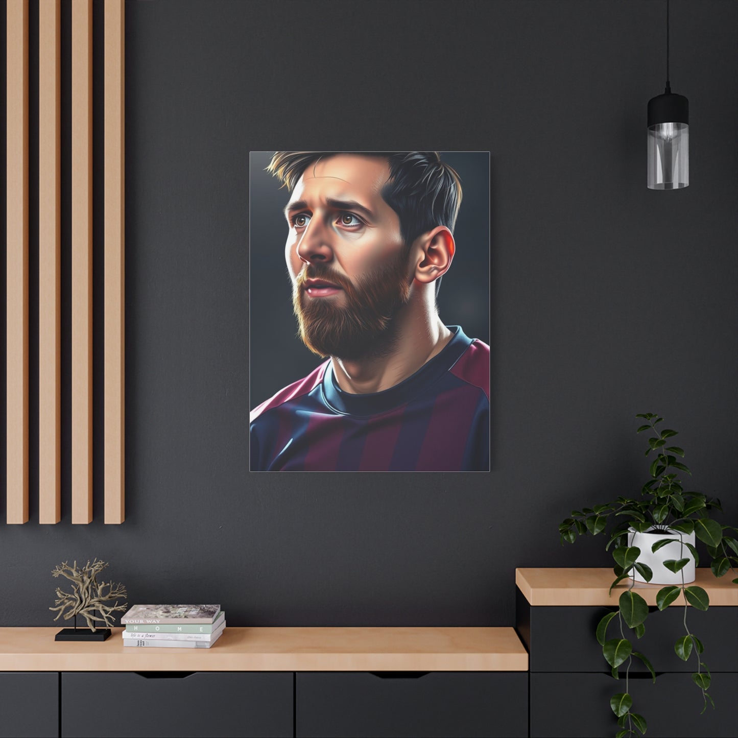 Ethereal Messi: Artistry on Canvas Wall Art & Canvas Print