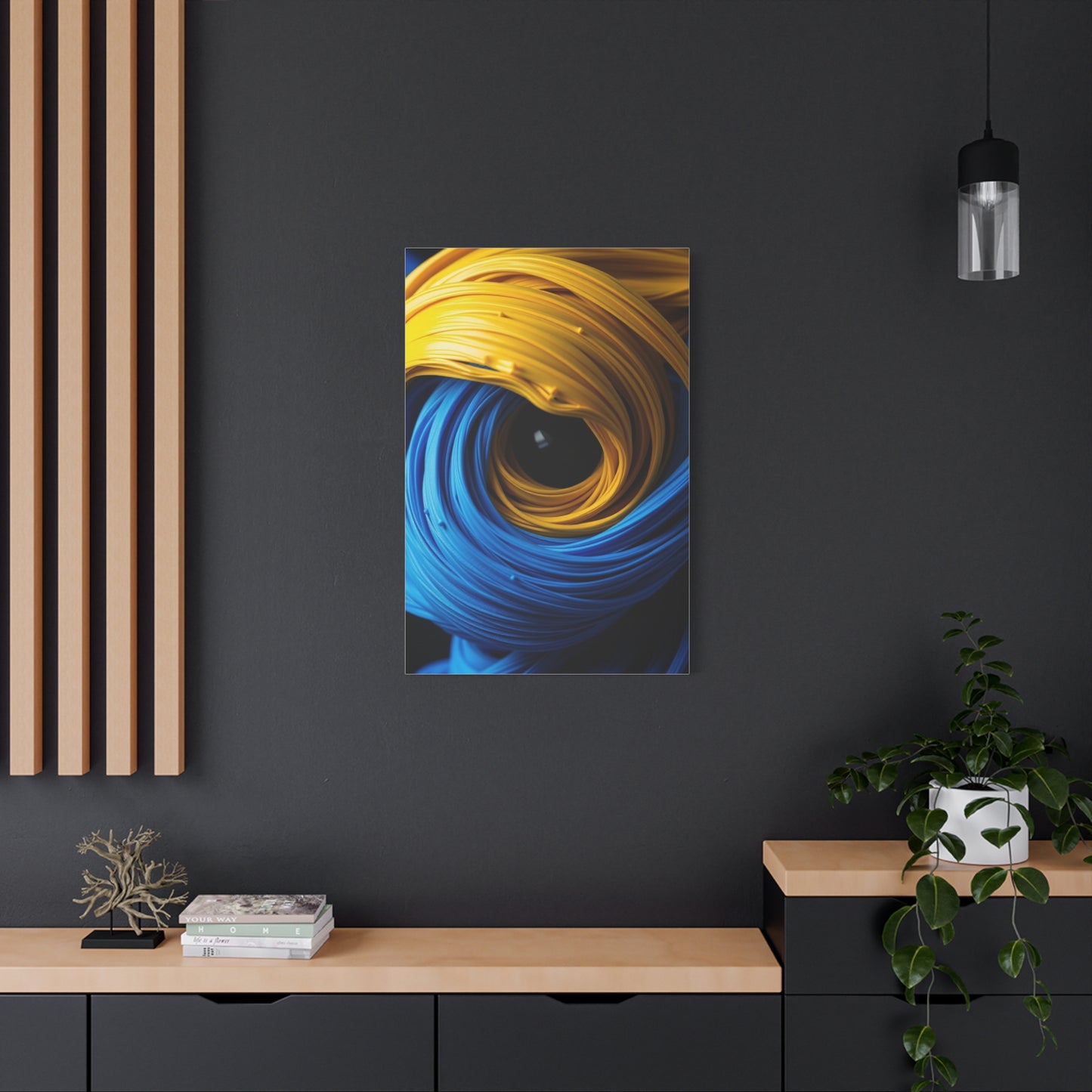 Elite Blue & Yellow Art Vision Wall Art & Canvas Print