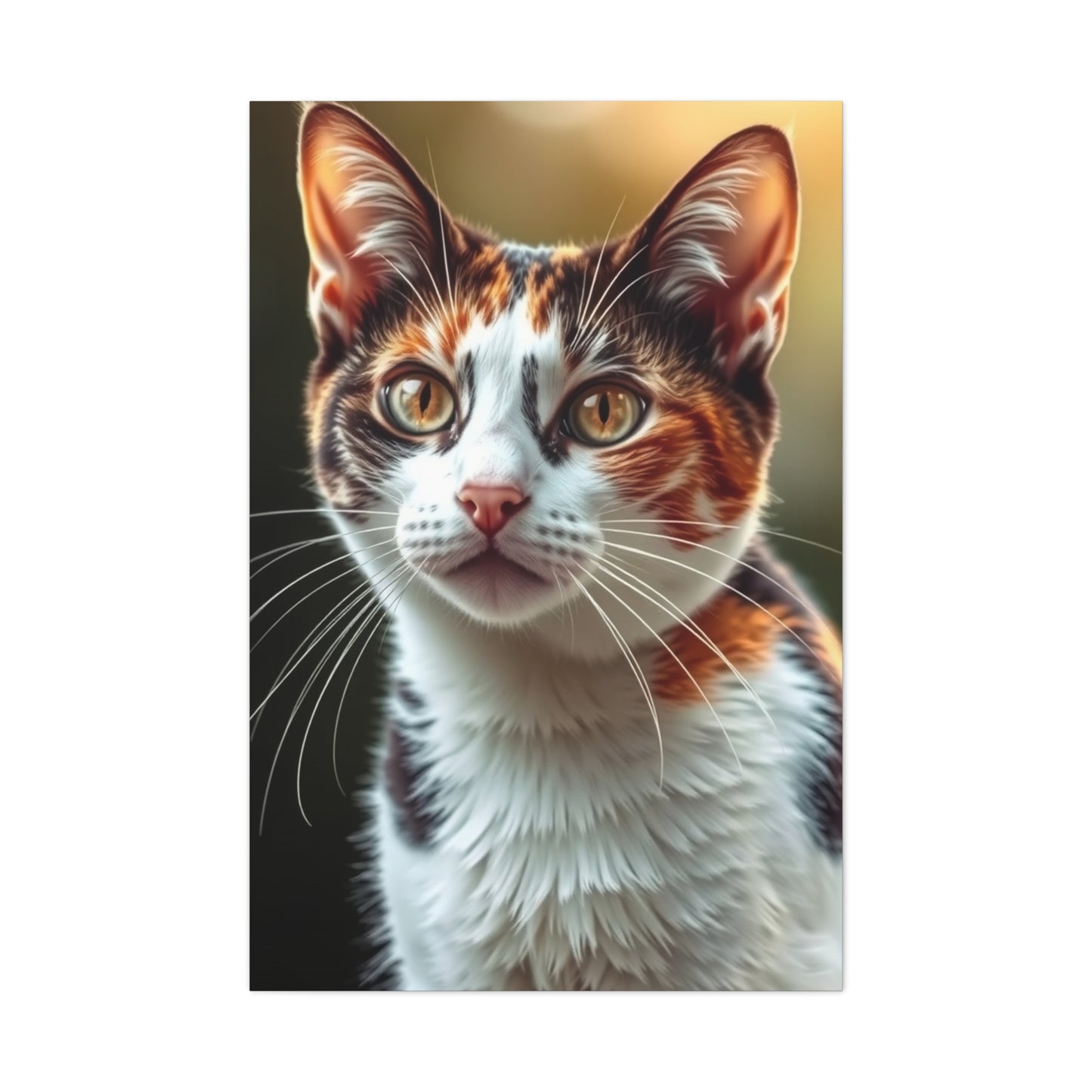 Masterpiece Calico Cat Art Vision Wall Art & Canvas Print
