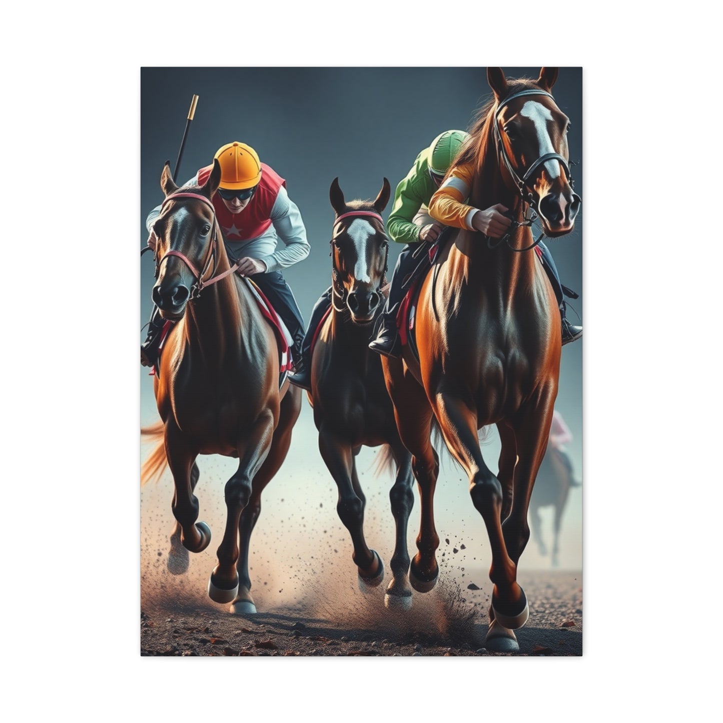 Horse Racing Art Supreme Gallery Wall Art & Canvas Print