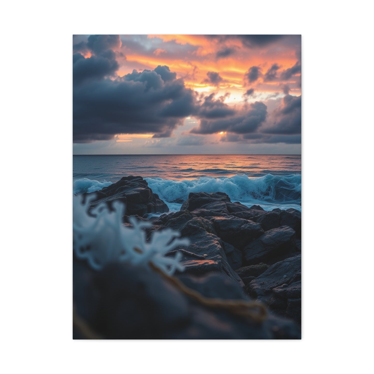 Seaside Tranquility Canvas Wall Art & Canvas Print