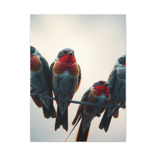 Supreme Birds On a Wire Art Collection Wall Art & Canvas Print