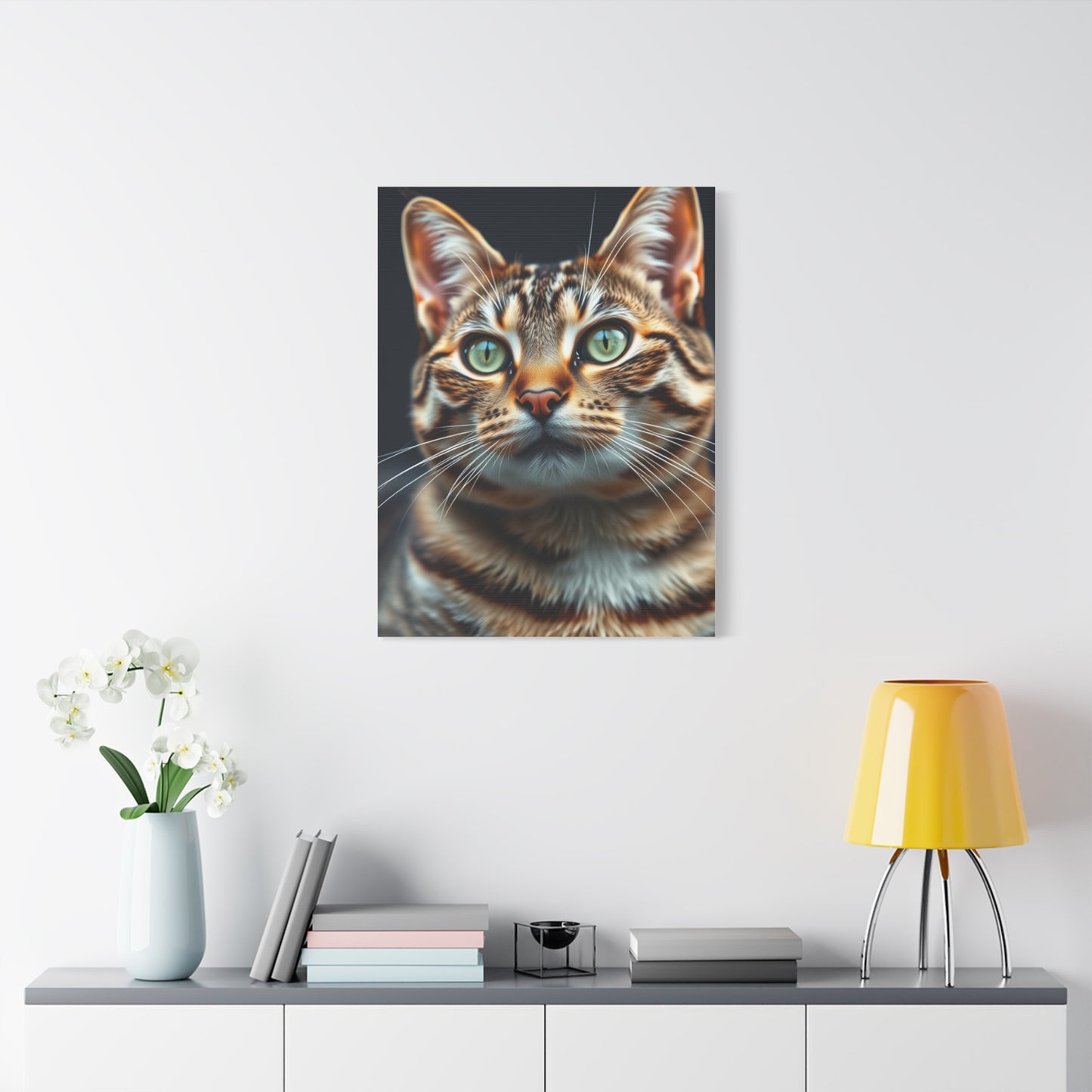 Tabby Cat Art Luxury Canvas Wall Art & Canvas Print