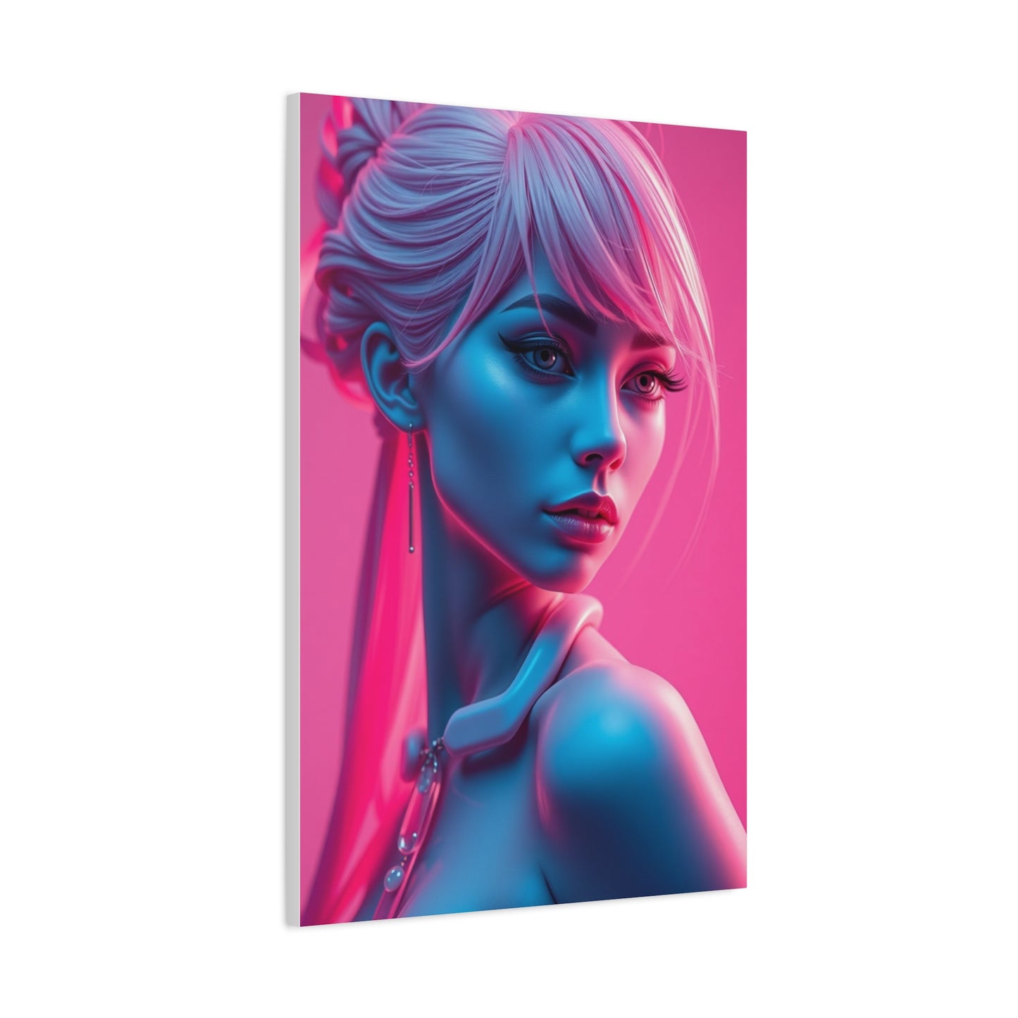 Rose Gold Illumination Canvas Wall Art & Canvas Print