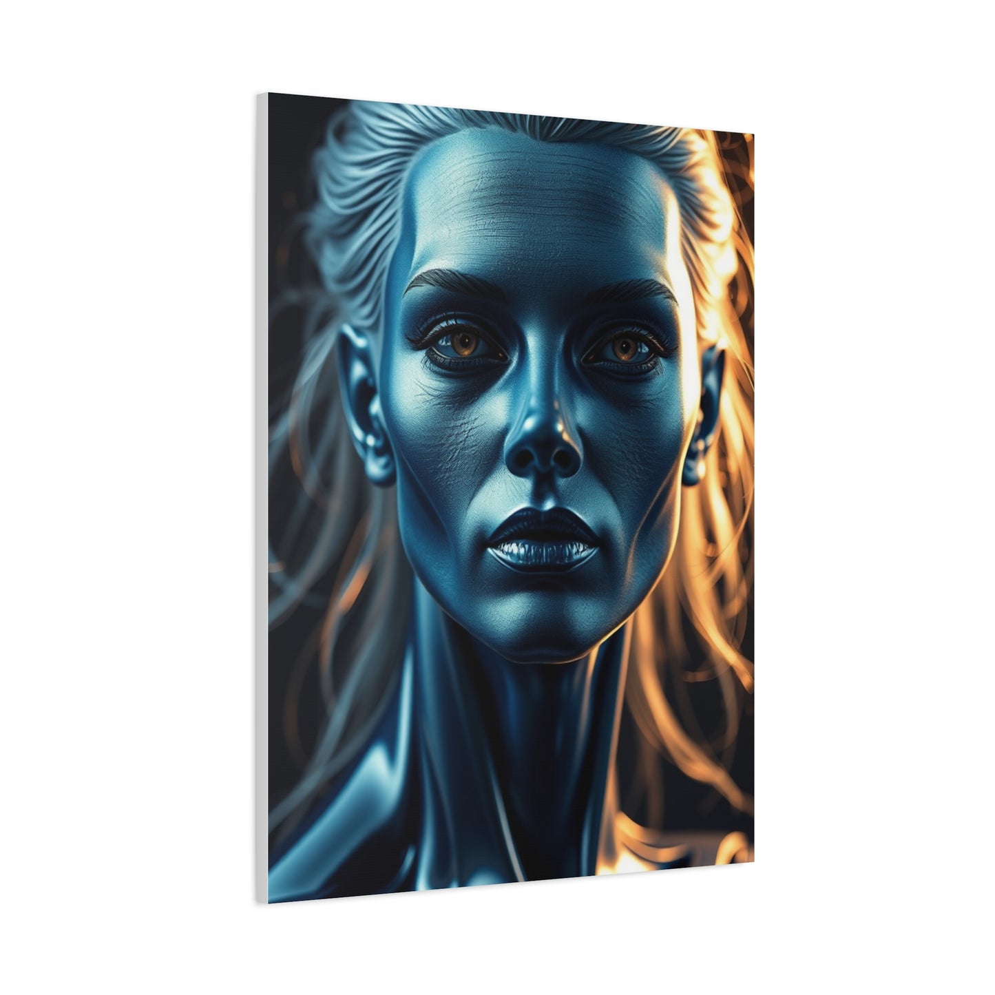 Elite Blue & Gray Art Vision Wall Art & Canvas Print