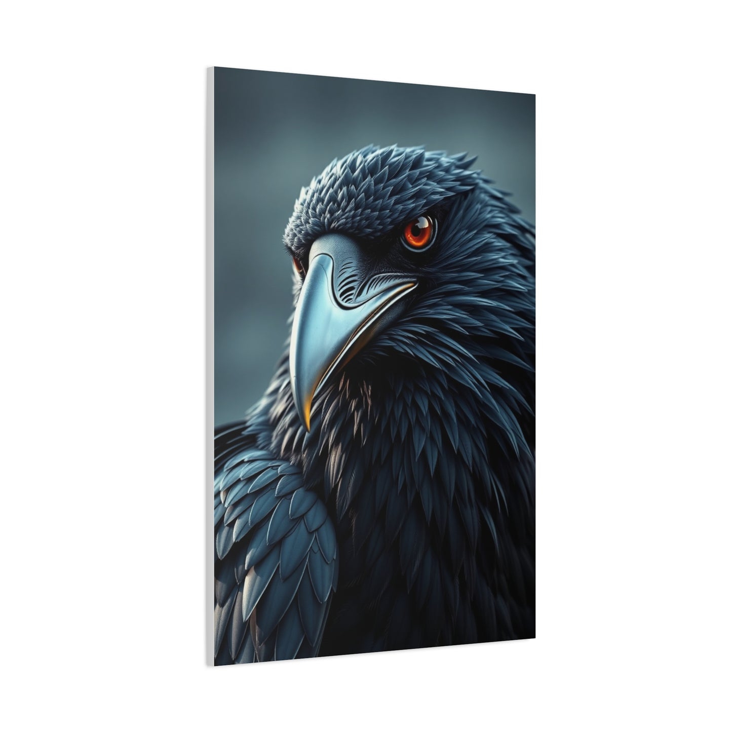 Obsidian Wing Elegance wall art & canvas print