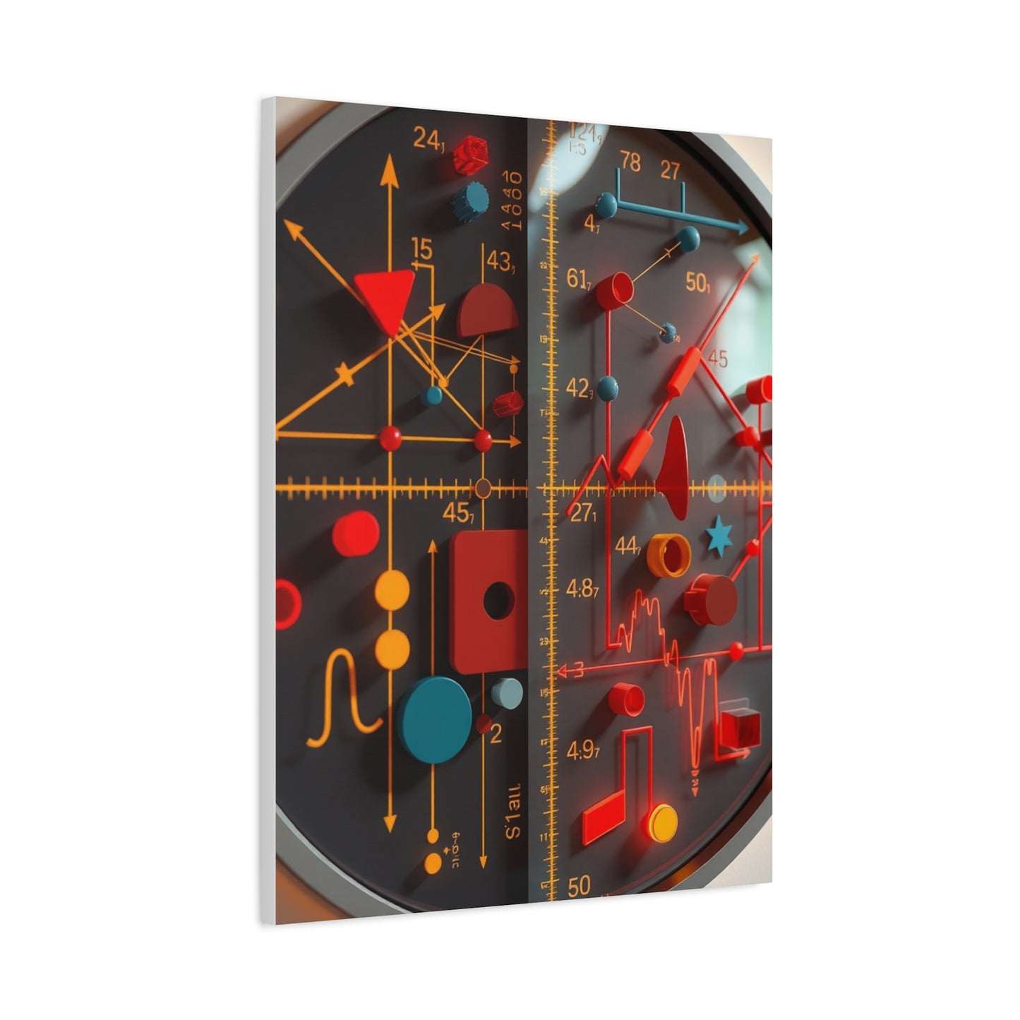 Masterpiece Modern Math Art for Creative Spaces Vision Wall Art & Canvas Print