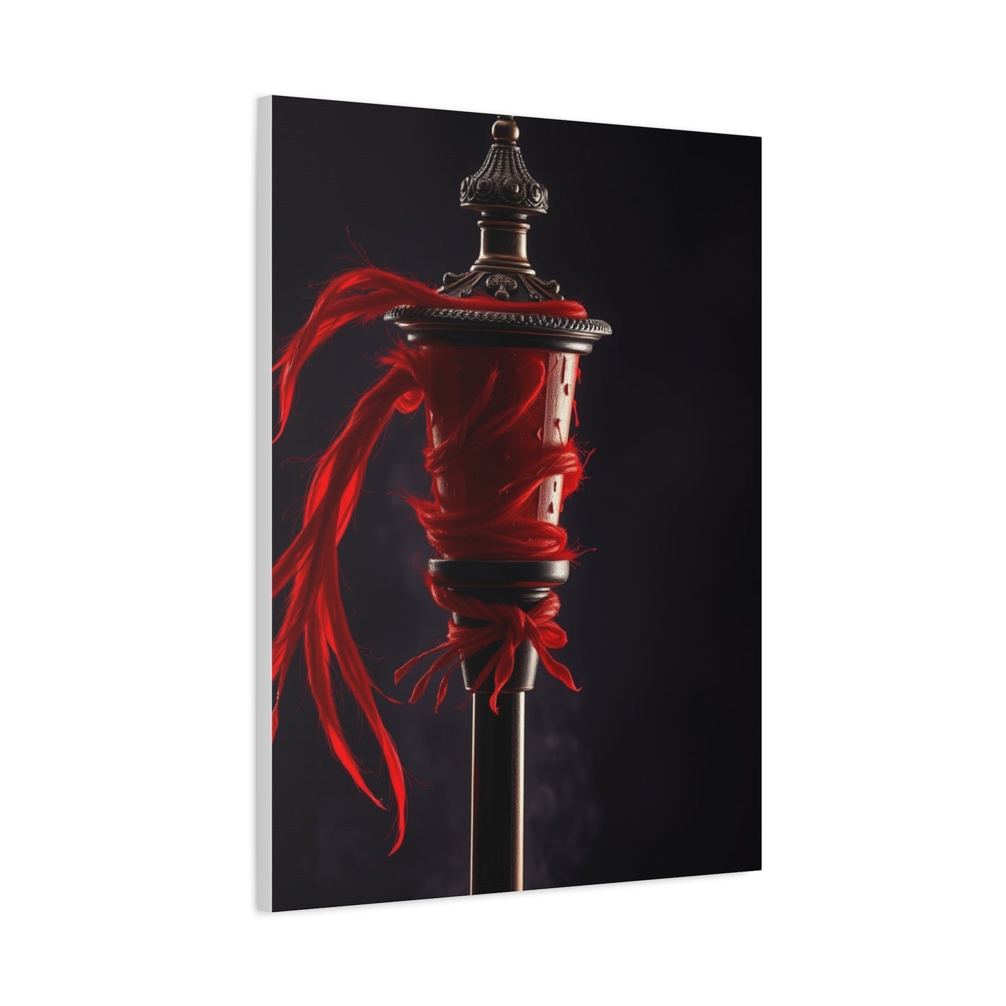 Crimson Symphony Canvas Wall Art & Canvas Print