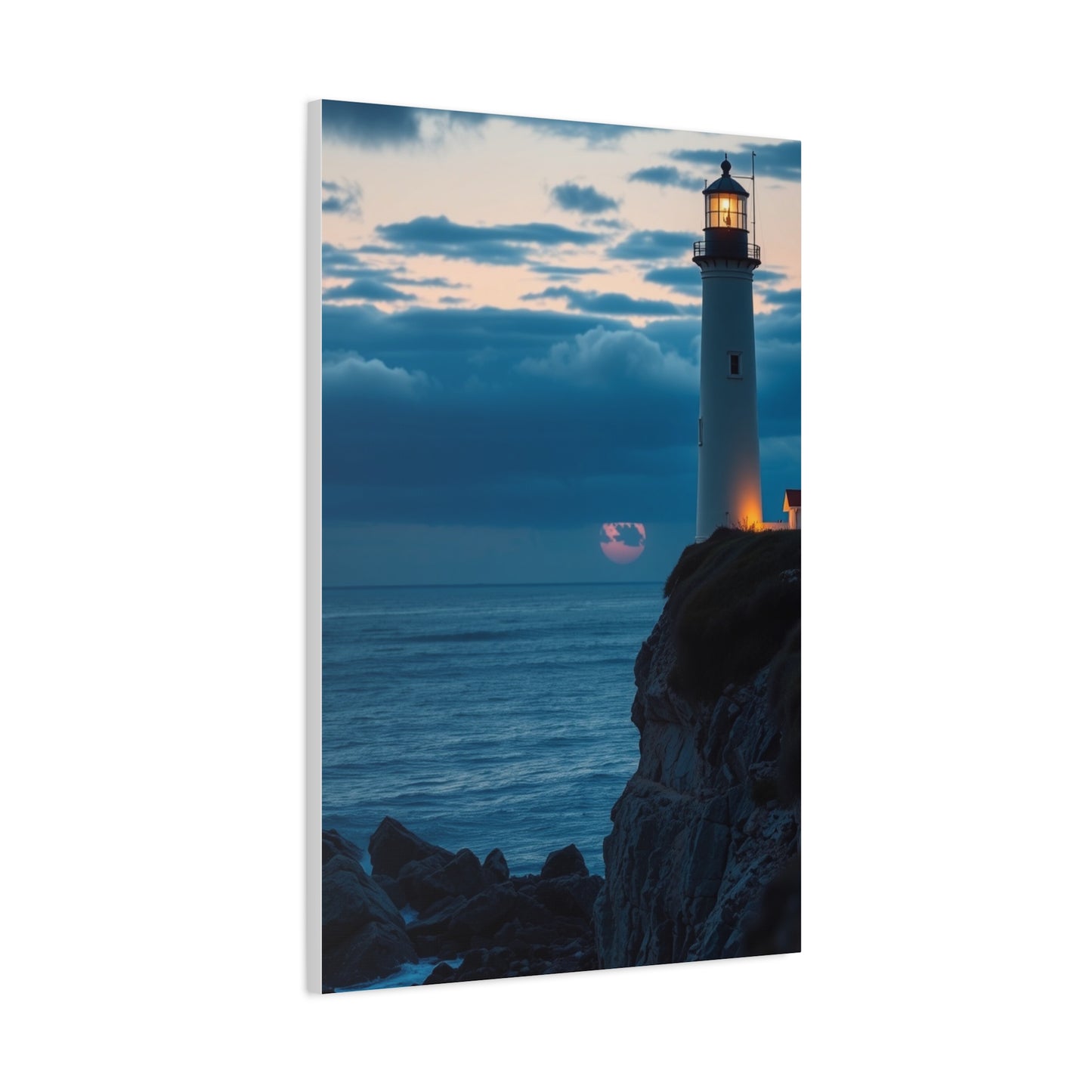 Illuminated Shores Masterpiece Wall Art & Canvas Print