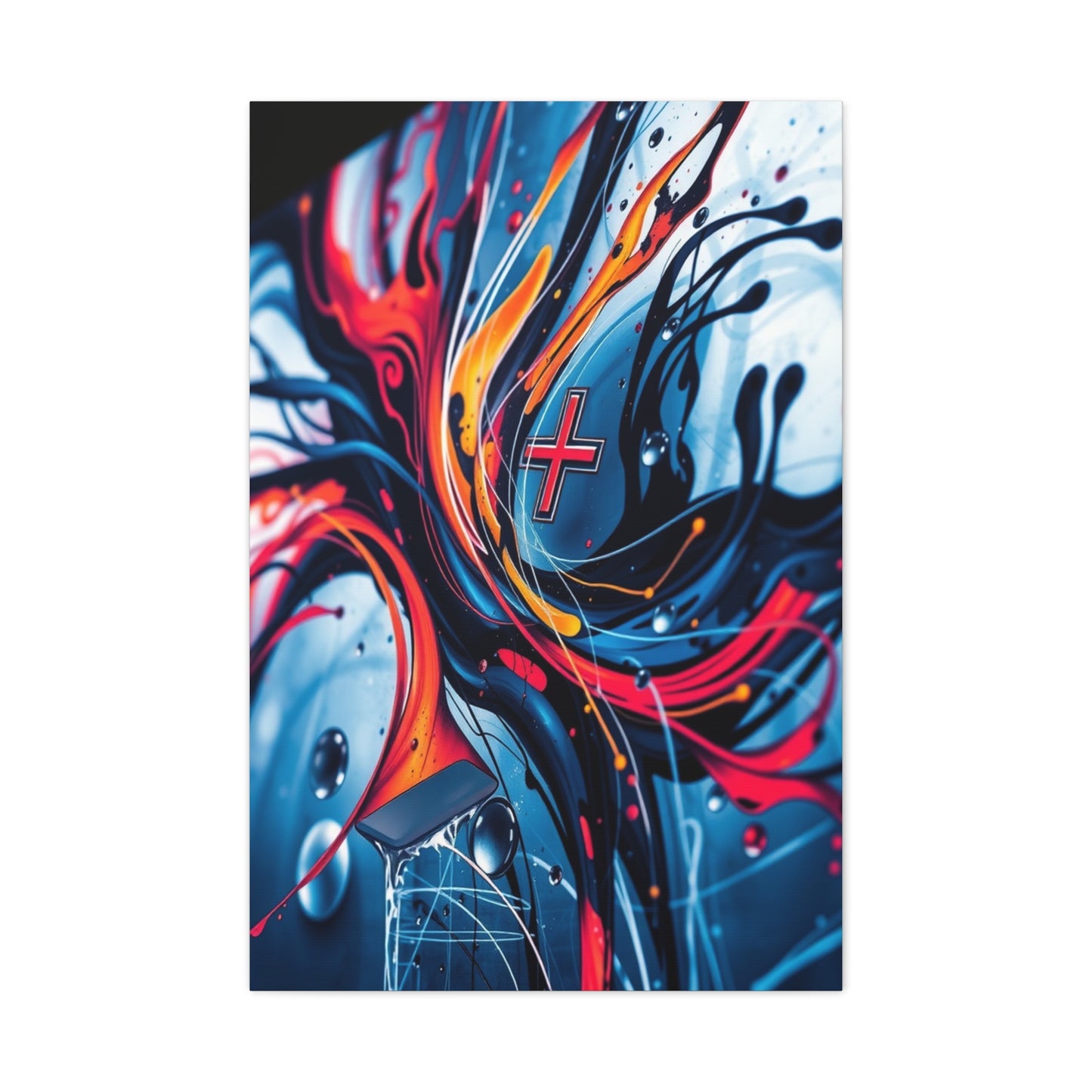 Celestial Abstraction Canvas Wall Art & Canvas Print