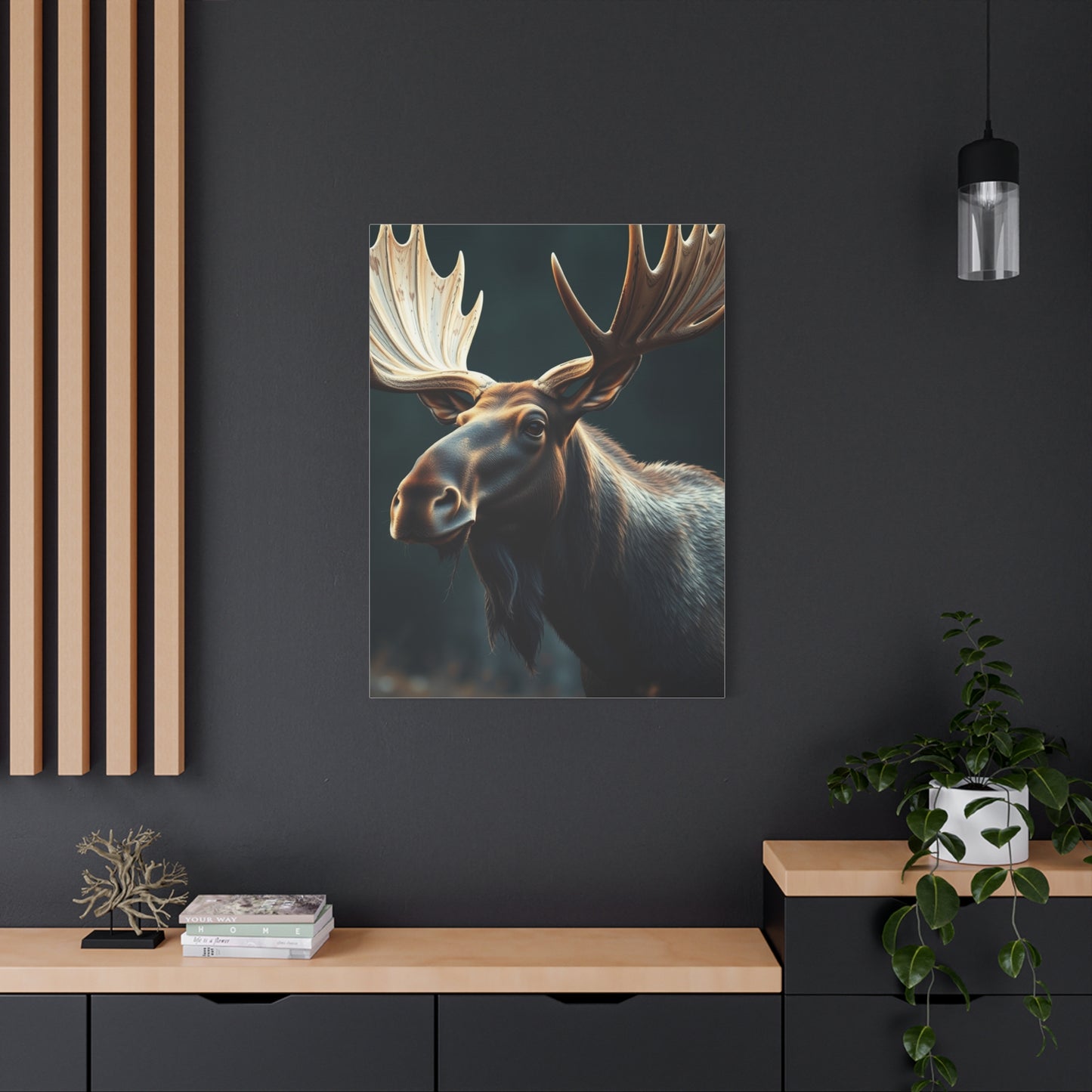 Moose Art Refined Canvas Wall Art & Canvas Print