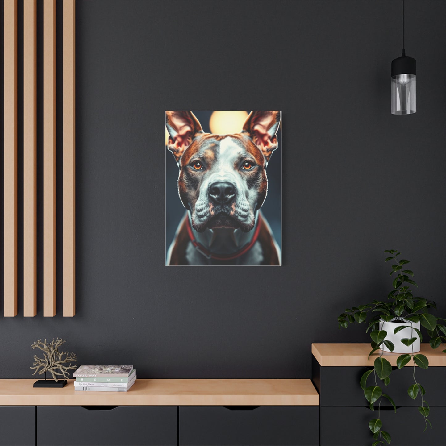 Pit Bull Art Refined Canvas Wall Art & Canvas Print