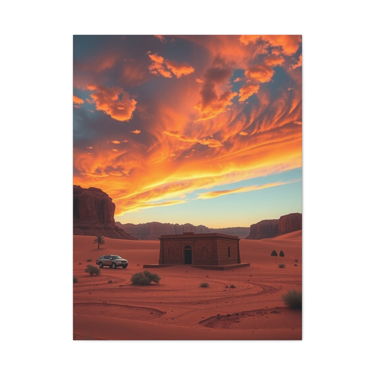 Celestial Desert Tapestry Wall Art & Canvas Print