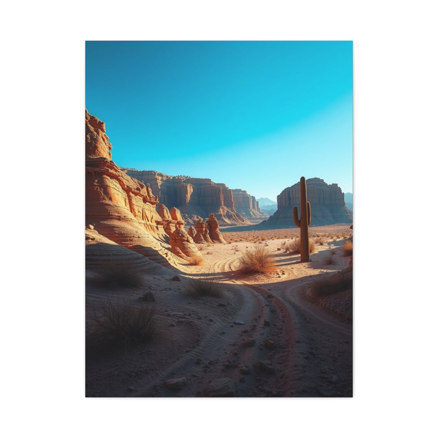 Sienna Horizon Painting Wall Art & Canvas Print