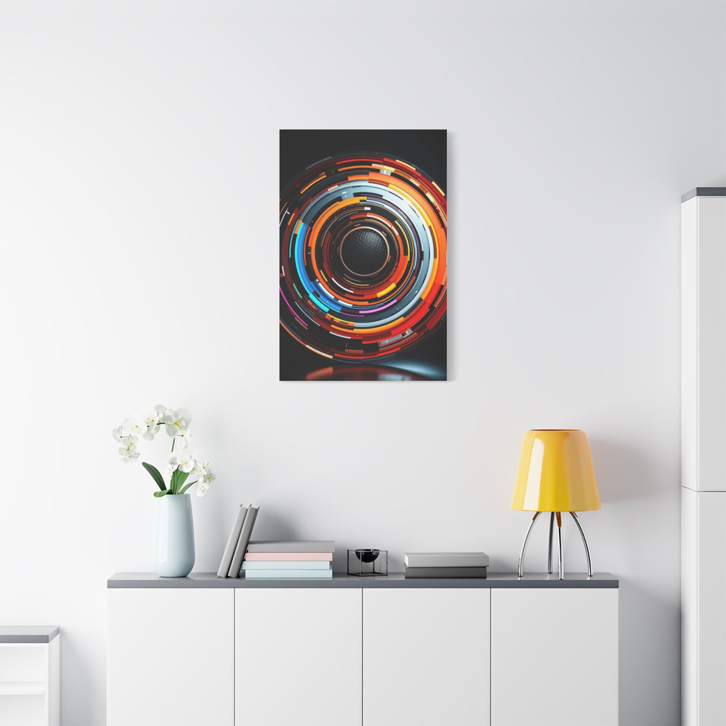 Ethereal Circle Symphony wall art & canvas print