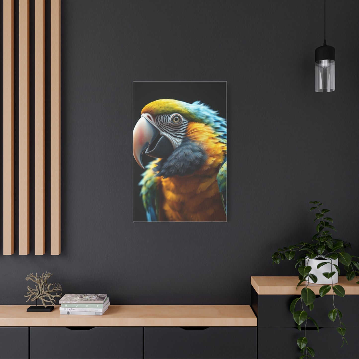 Parrot Art Refined Canvas Wall Art & Canvas Print