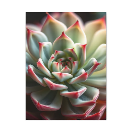 Succulent Art Refined Canvas Wall Art & Canvas Print