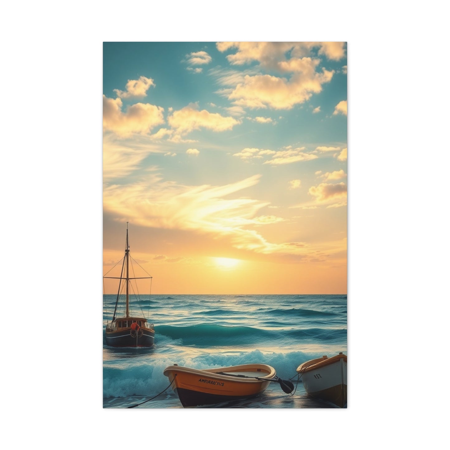 Modern Shores Opulence Wall Art & Canvas Print