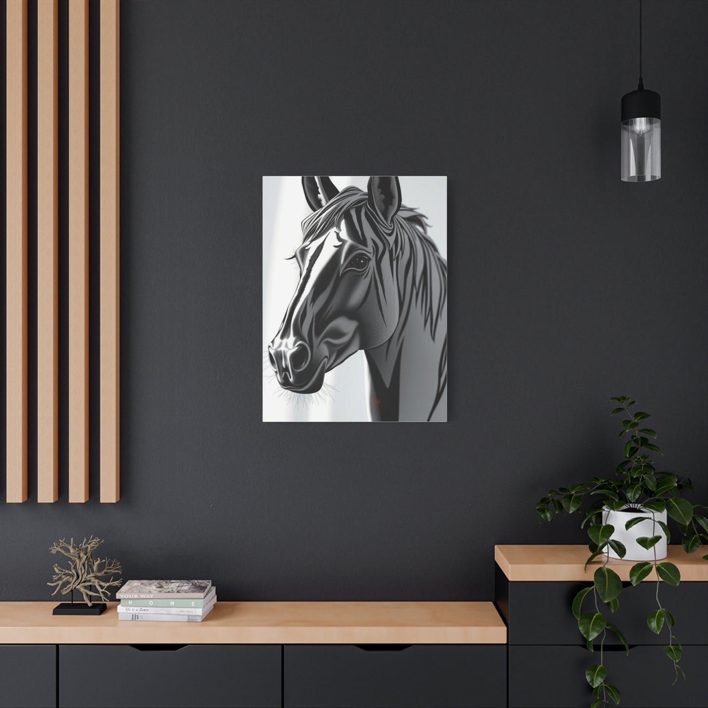 Vision Black and White Illustrations Art Art Wall Art & Canvas Print