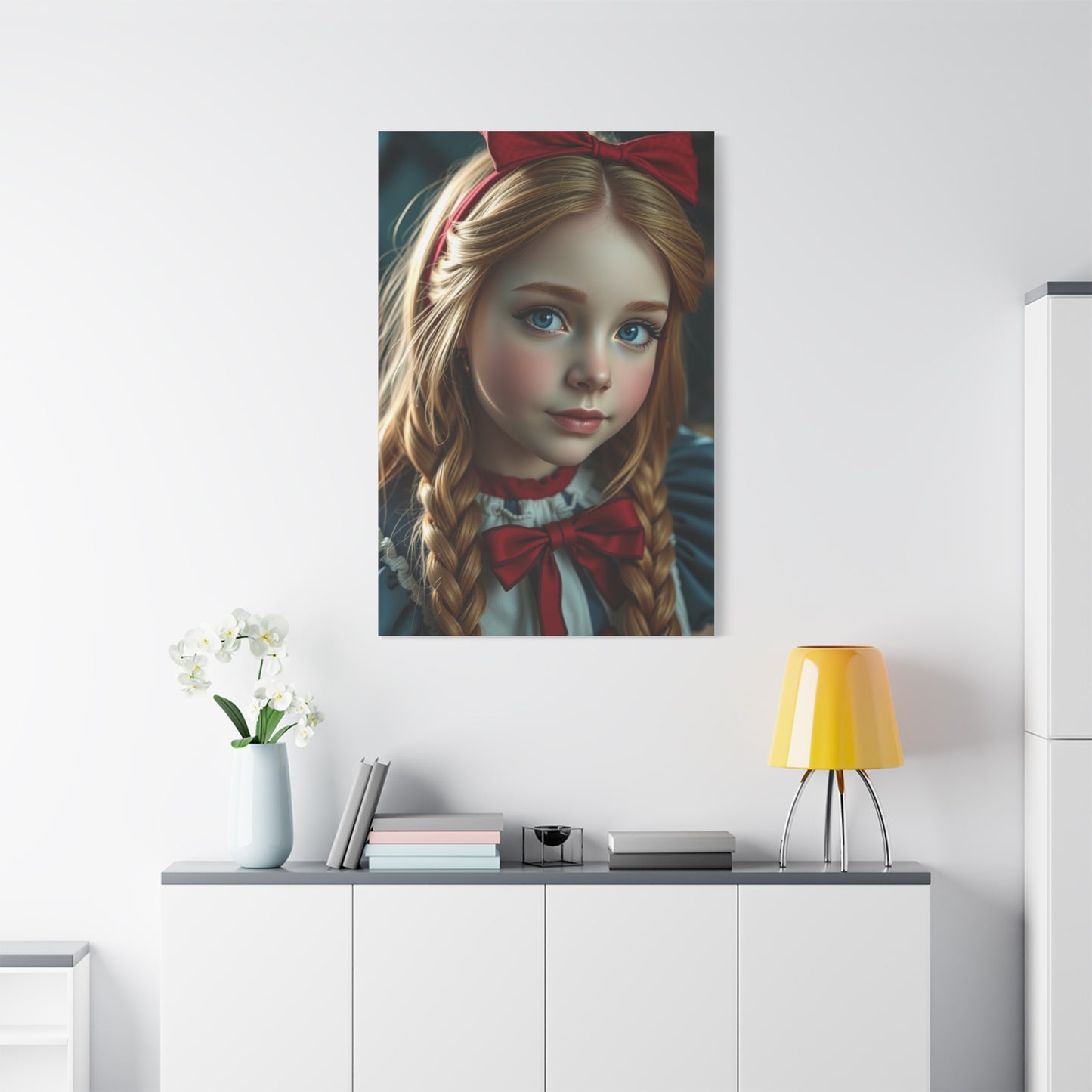 Alice In Wonderland Characters Art Artisan Canvas Wall Art & Canvas Print