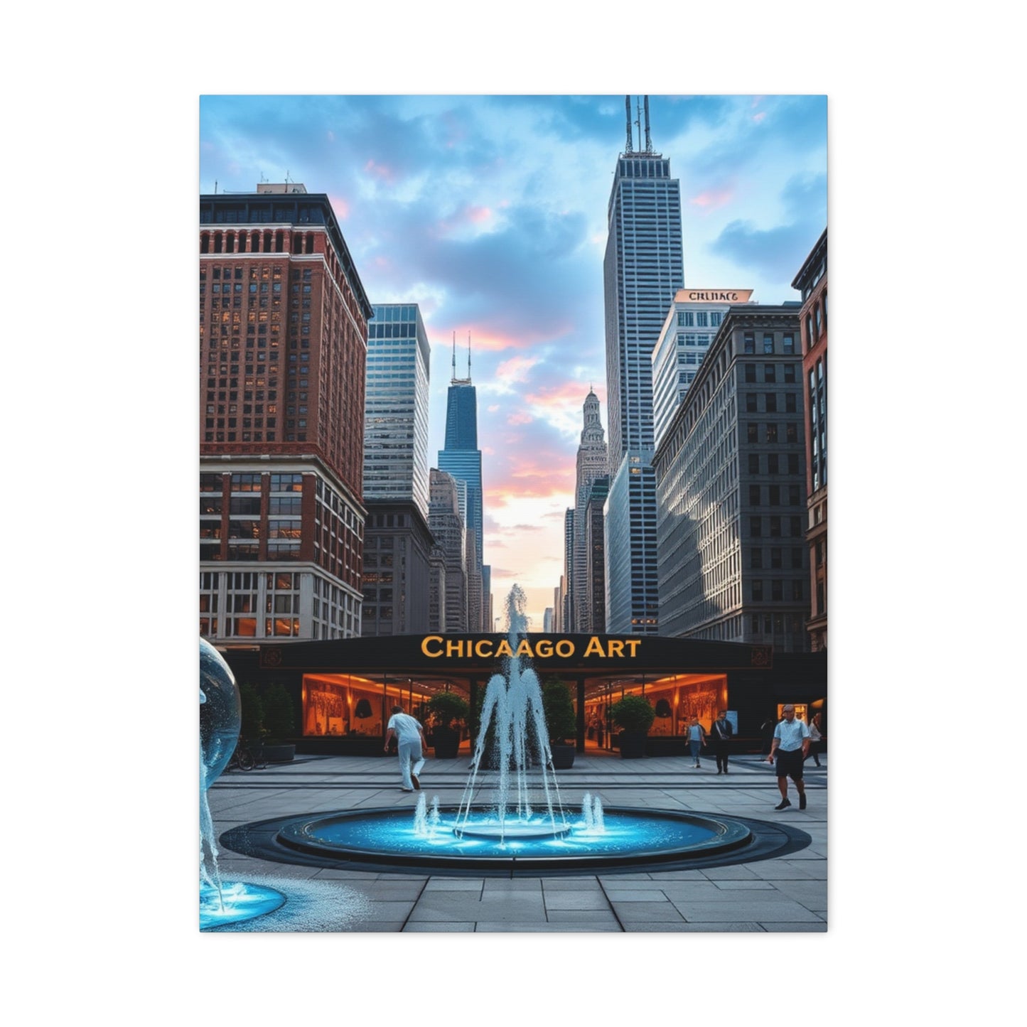 Vision Chicago Art Art Wall Art & Canvas Print