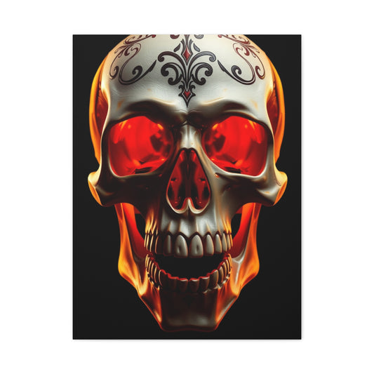 Luminous Skull Tableau Wall Art & Canvas Print