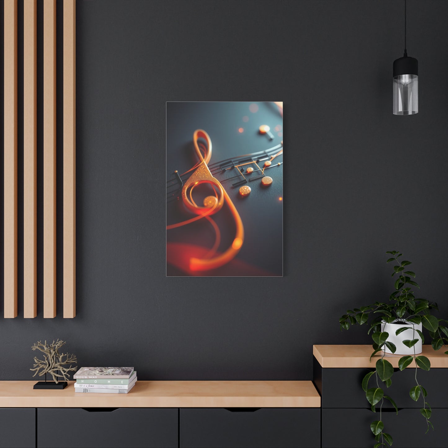 Vision Musical Notes Art Art Wall Art & Canvas Print