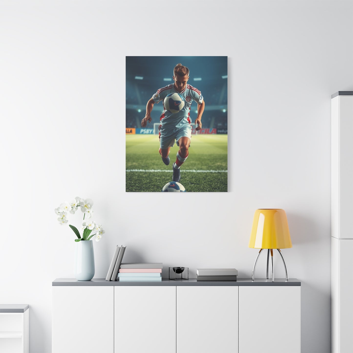 Masterpiece Soccer Art Vision Wall Art & Canvas Print