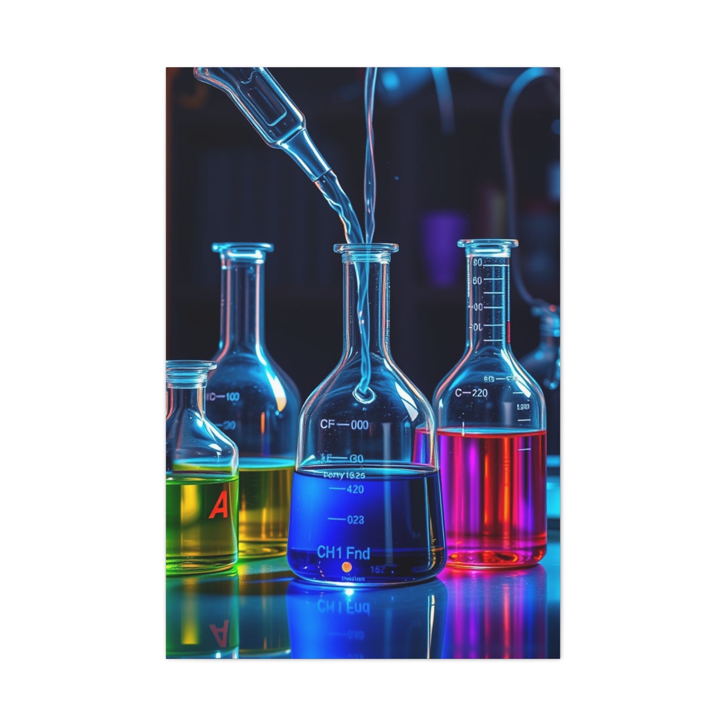 Chemistry Art Refined Canvas Wall Art & Canvas Print